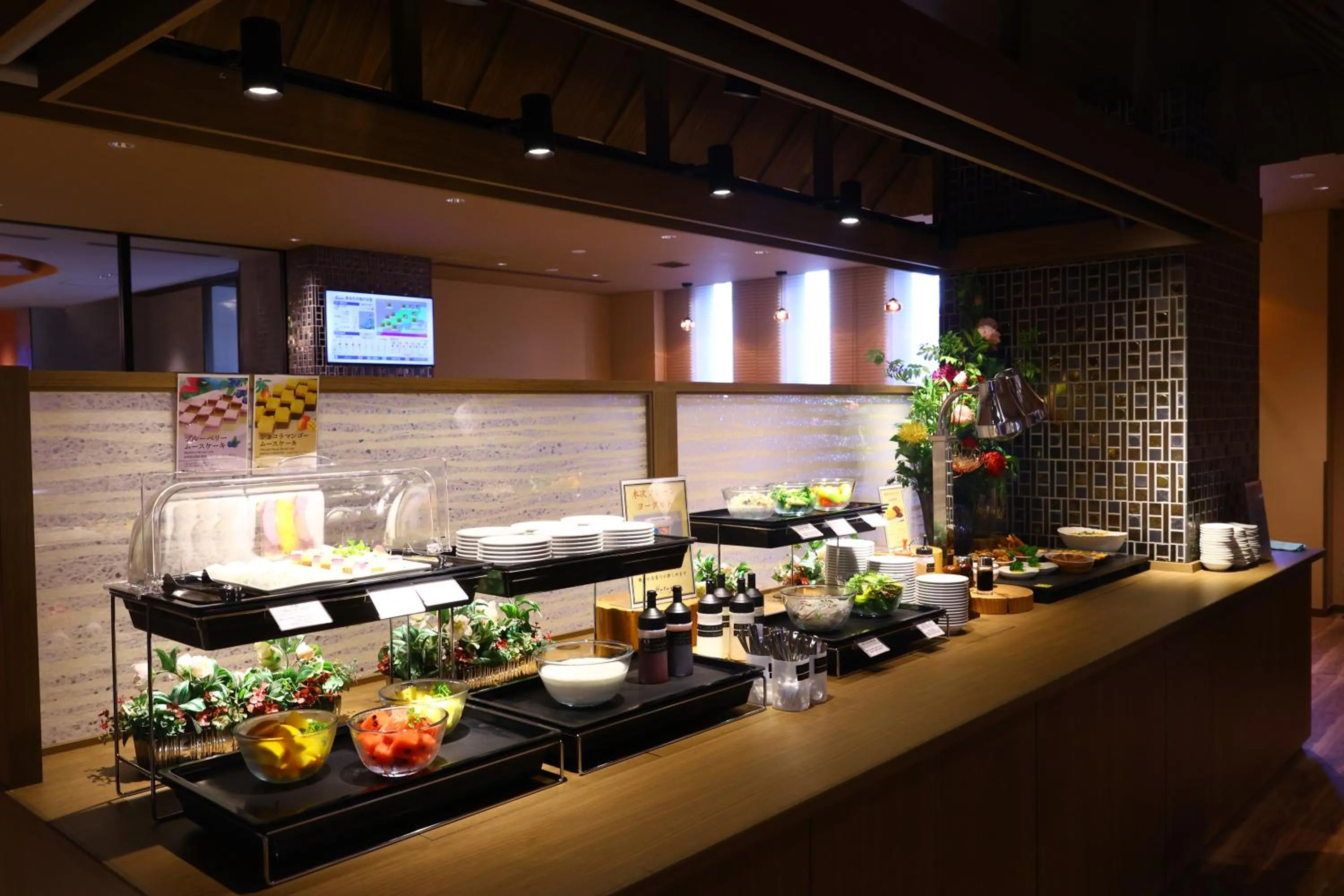 Breakfast in Dormy Inn Express Unnan Natural Hot Spring