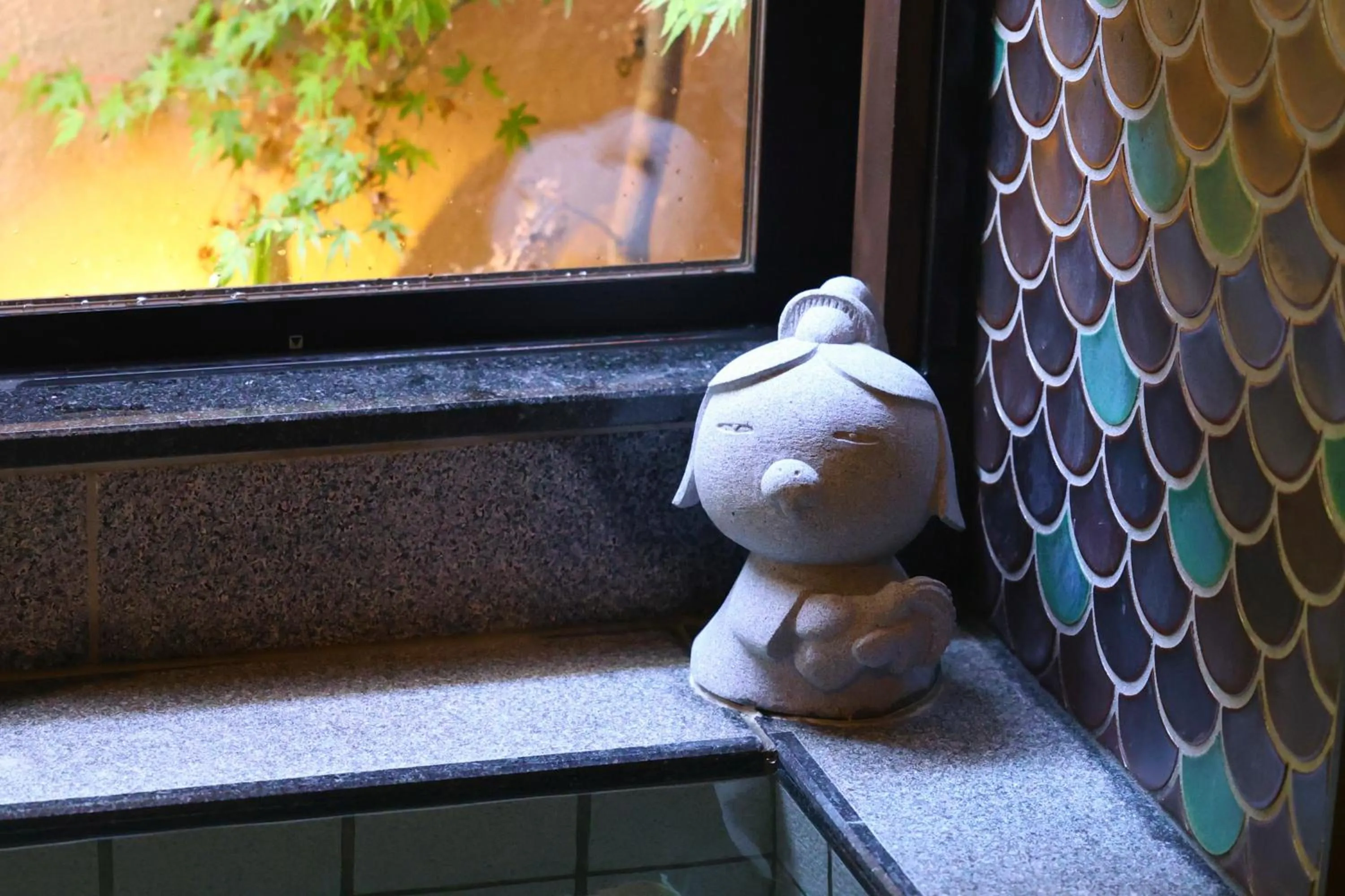 Decorative detail in Dormy Inn Express Unnan Natural Hot Spring