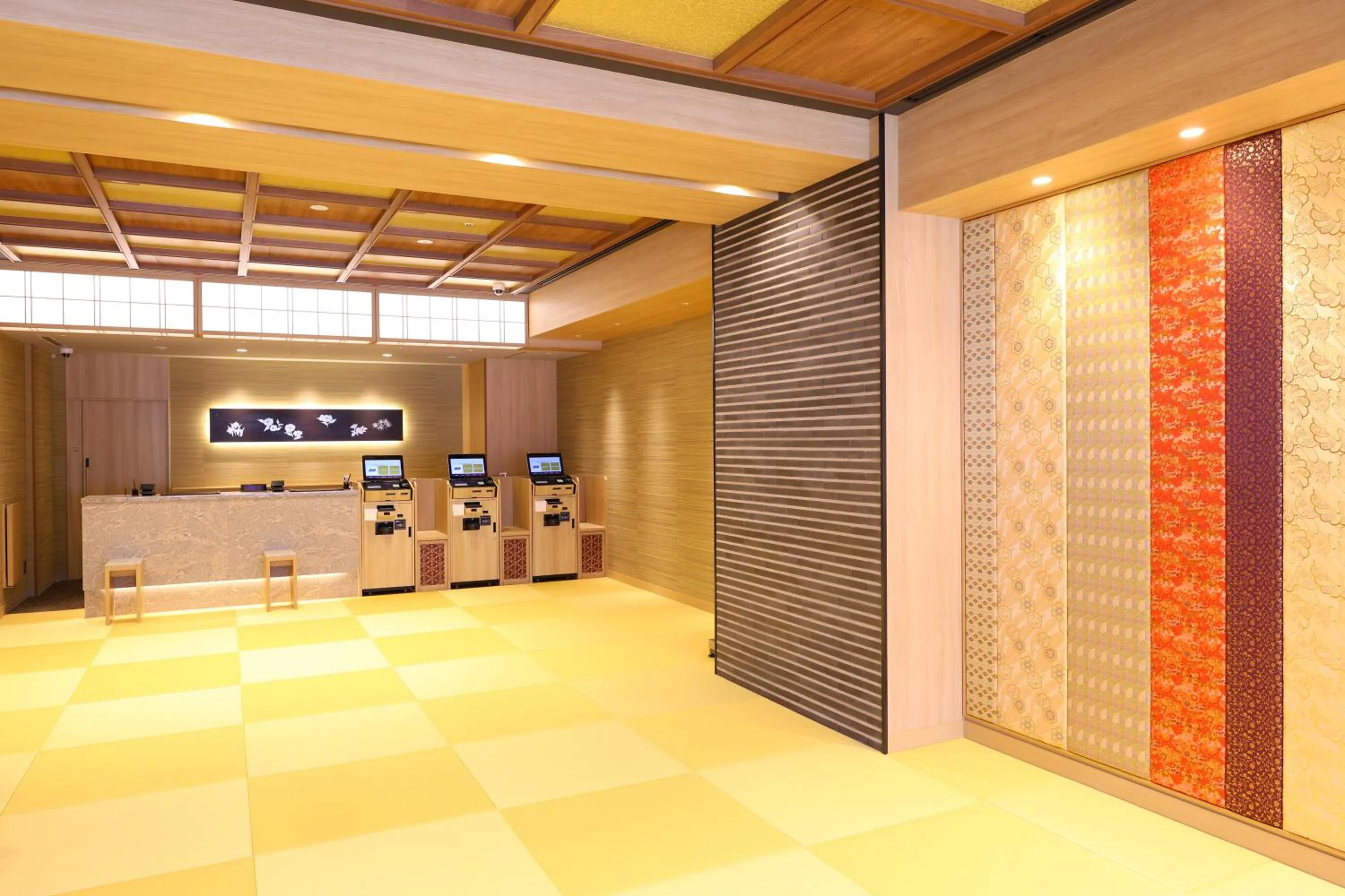 Lobby or reception in Natural Hot Spring Higo no Yu Onyado Nono Kumamoto