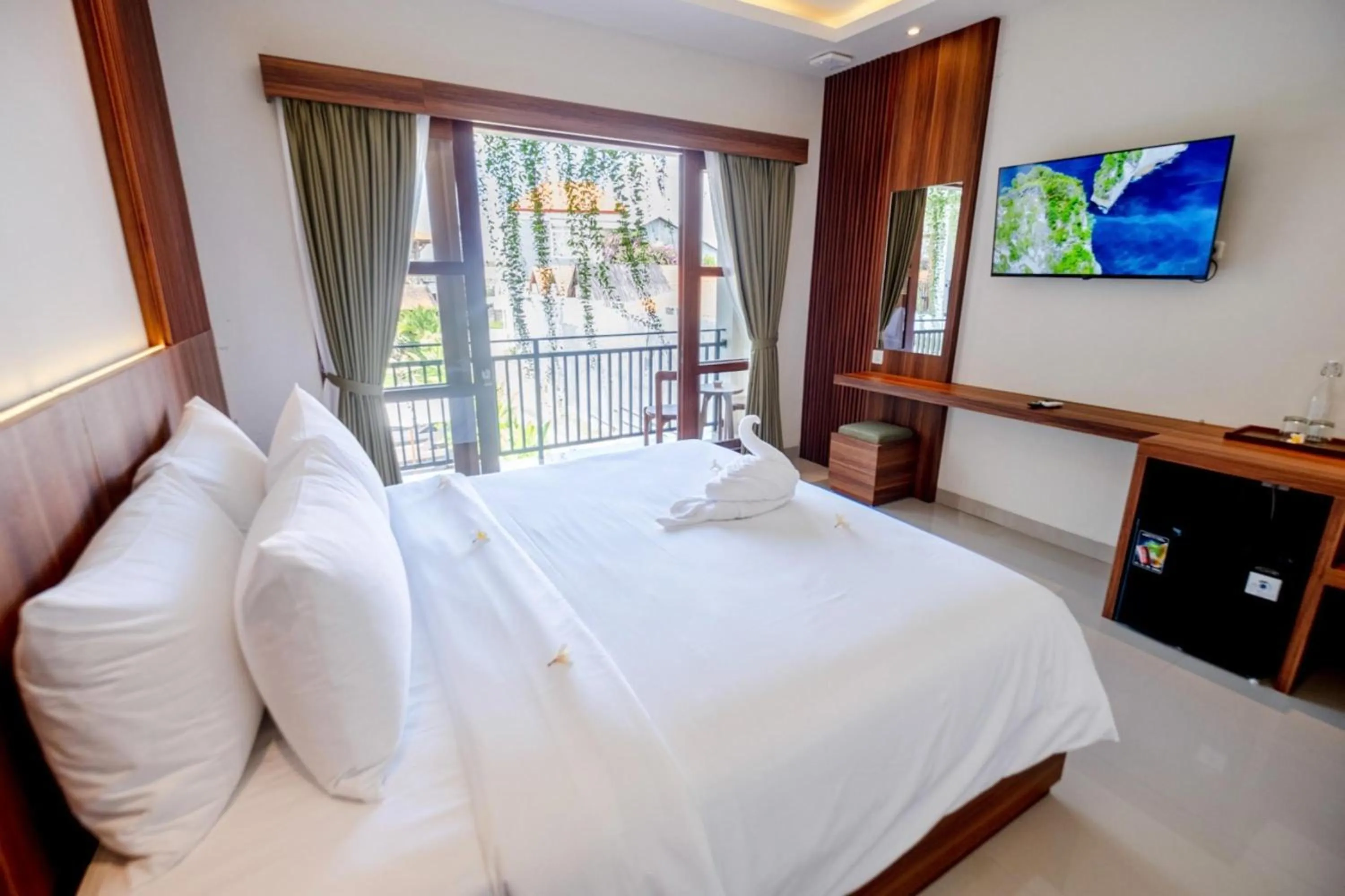 Bed in Puri Kaja House