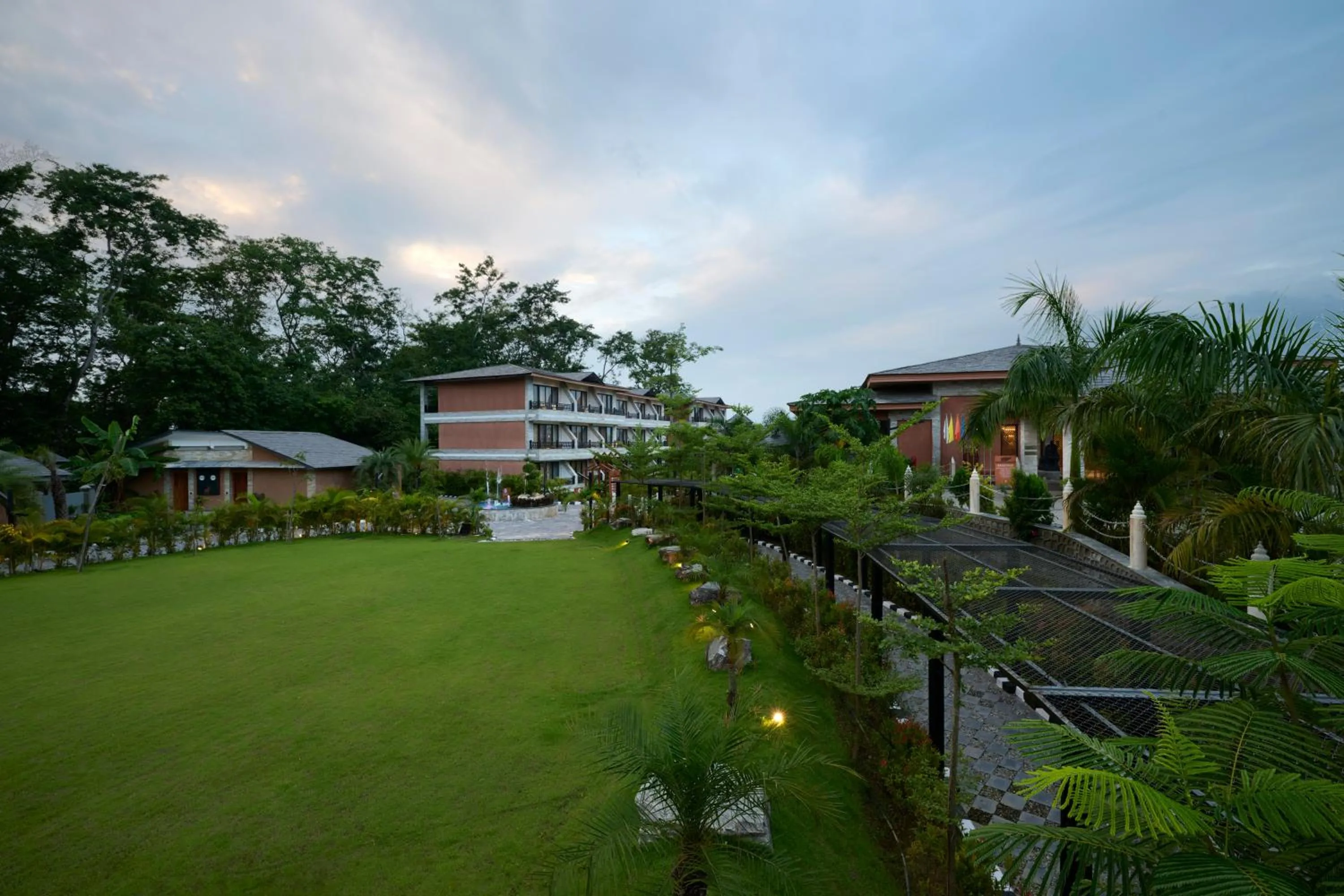 Garden in Royal Tulip Chitwan Nepal