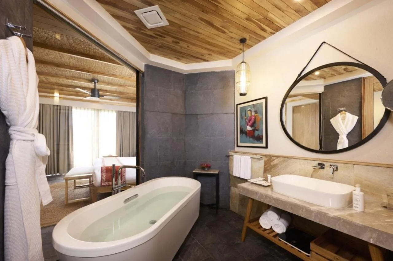 Bathroom in Royal Tulip Chitwan Nepal