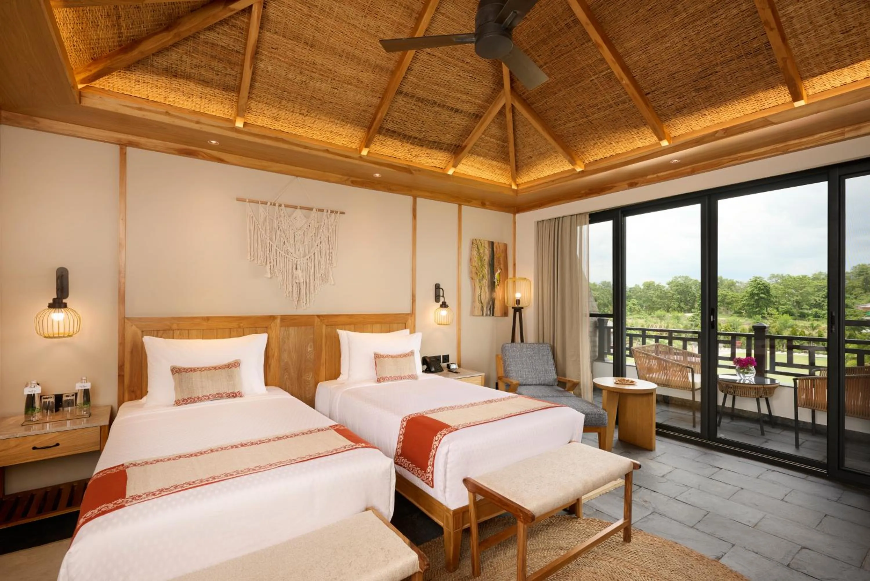 Bed in Royal Tulip Chitwan Nepal