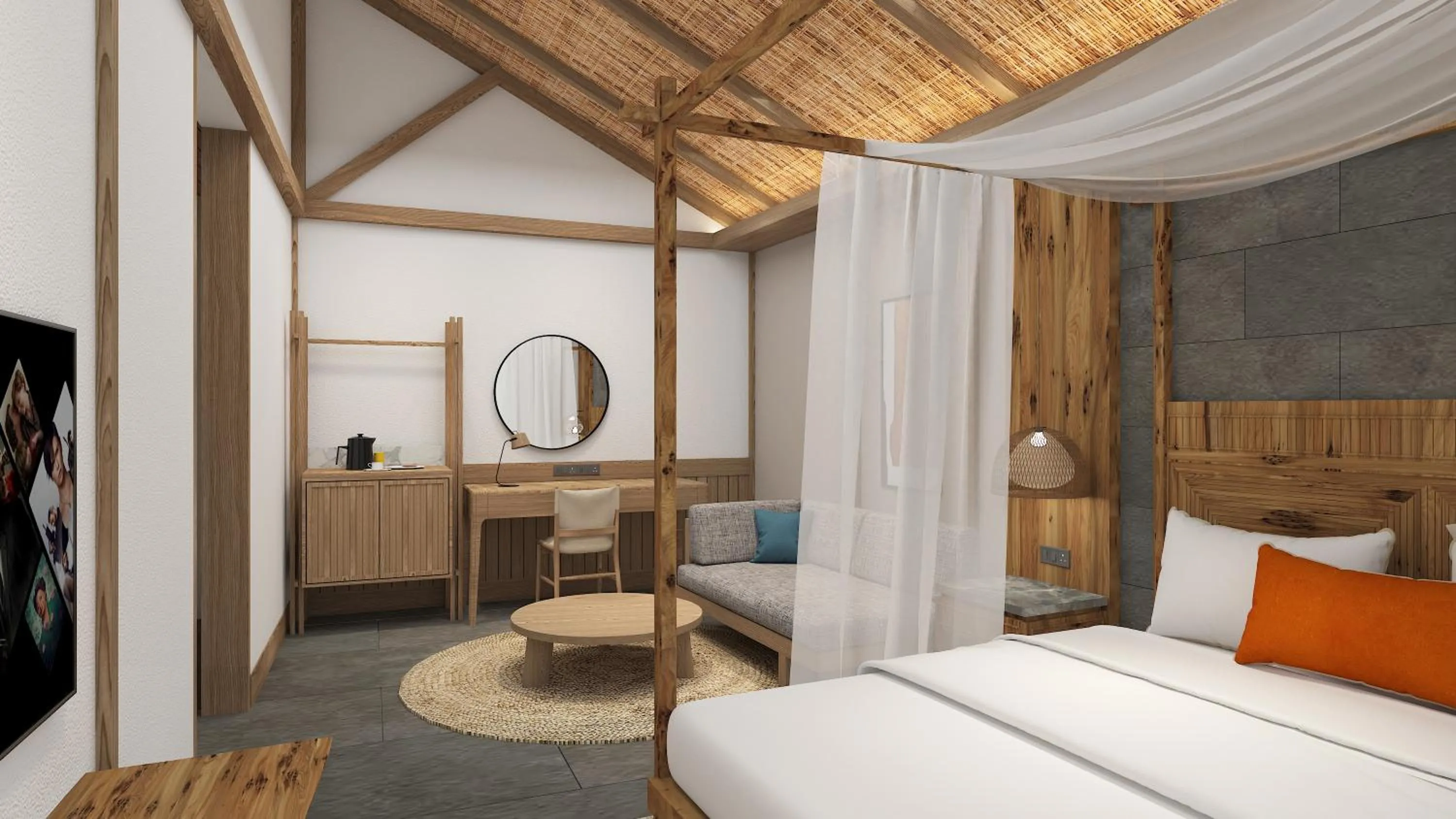 Bedroom, Bed in Royal Tulip Chitwan Nepal
