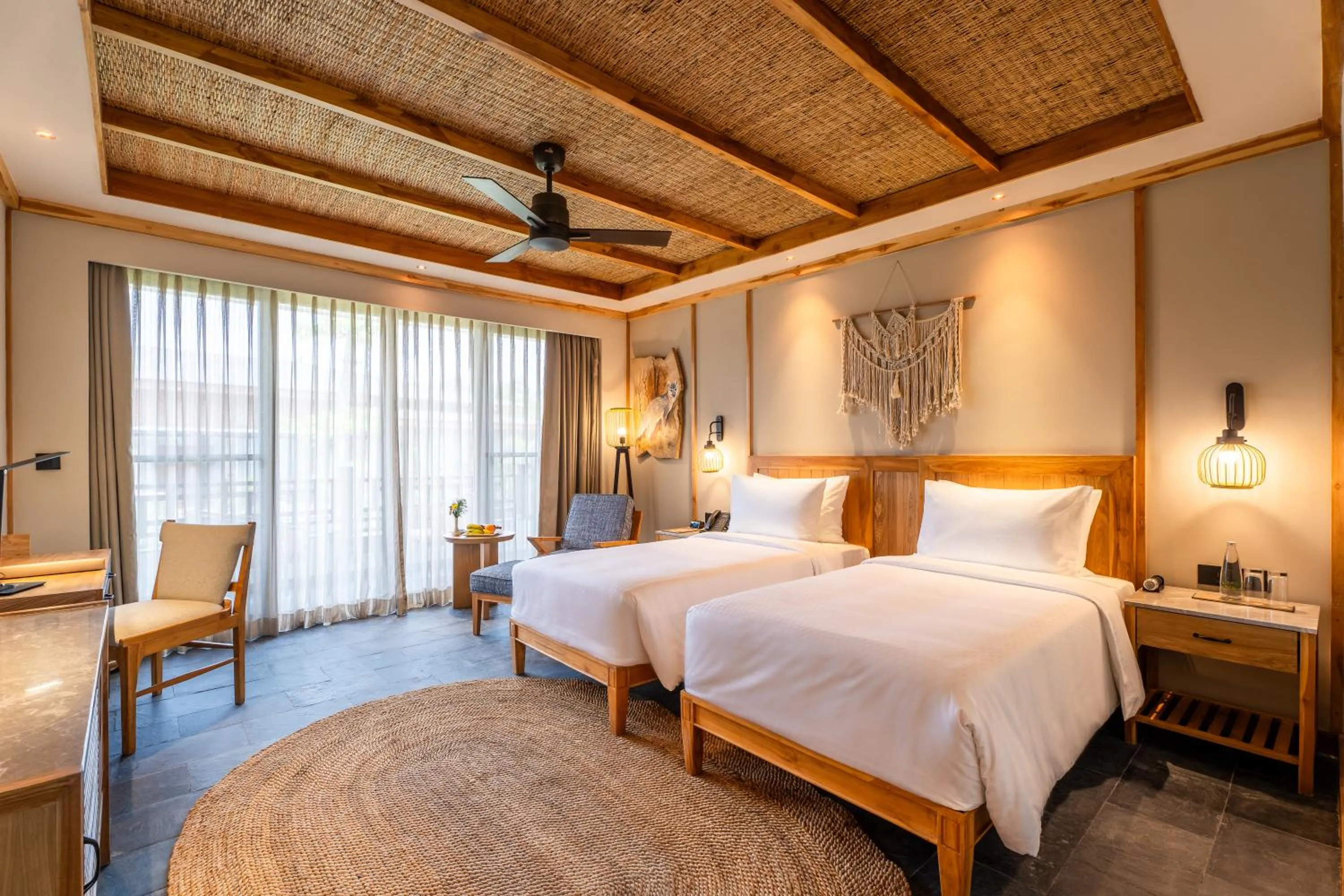 Bedroom, Bed in Royal Tulip Chitwan Nepal