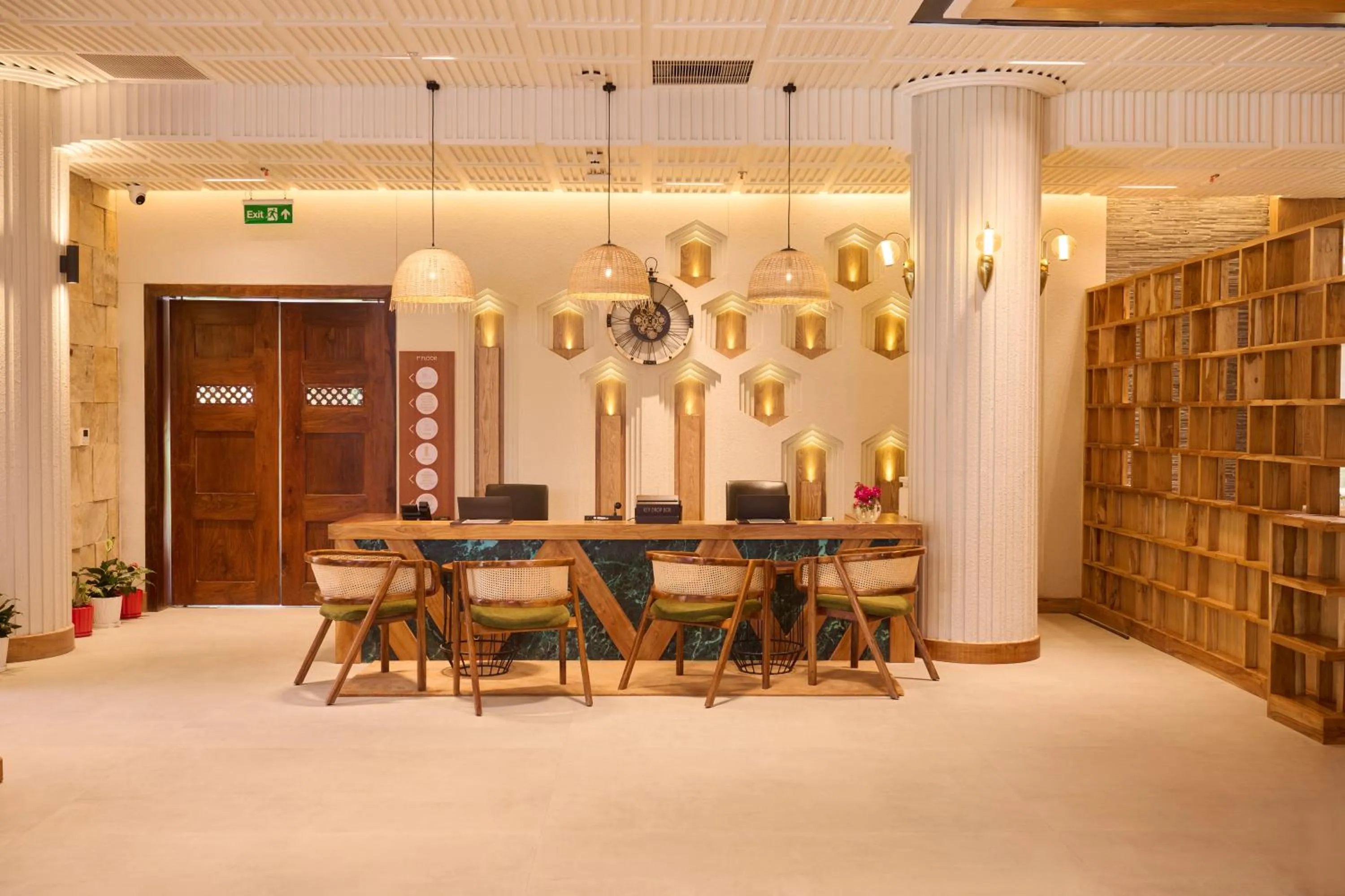 Lobby or reception in Royal Tulip Chitwan Nepal