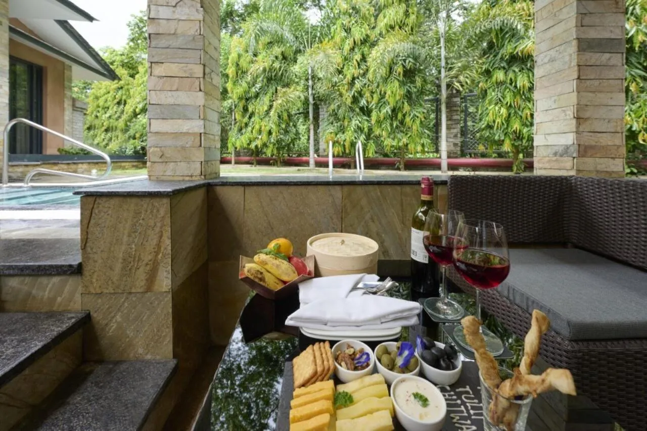 Seating area in Royal Tulip Chitwan Nepal