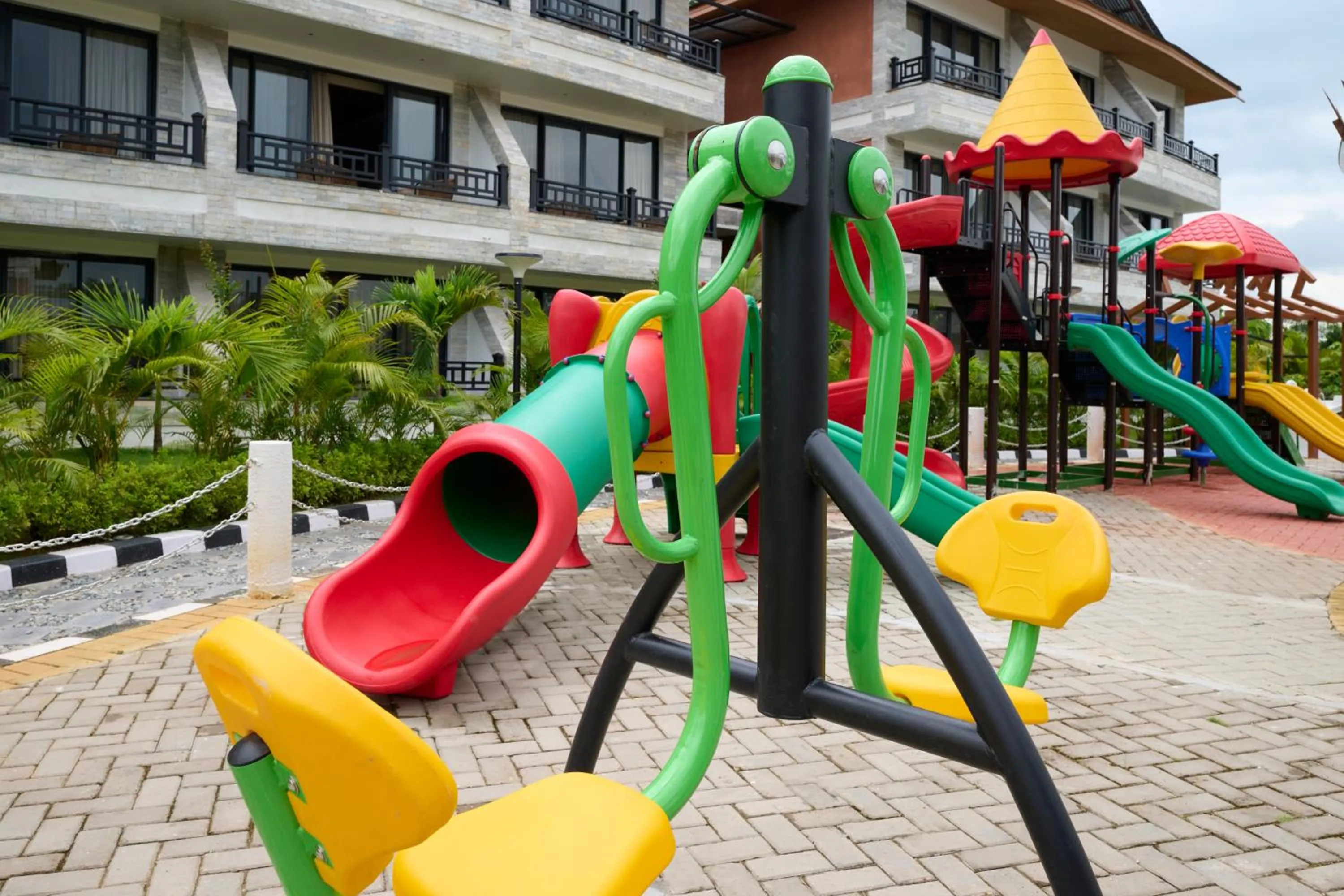 Children play ground in Royal Tulip Chitwan Nepal