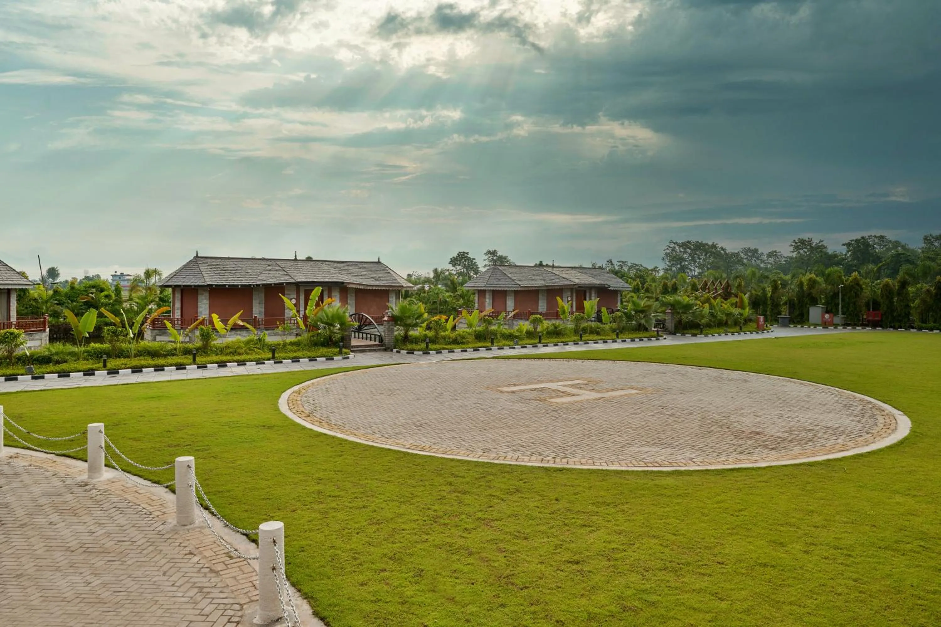 Garden in Royal Tulip Chitwan Nepal