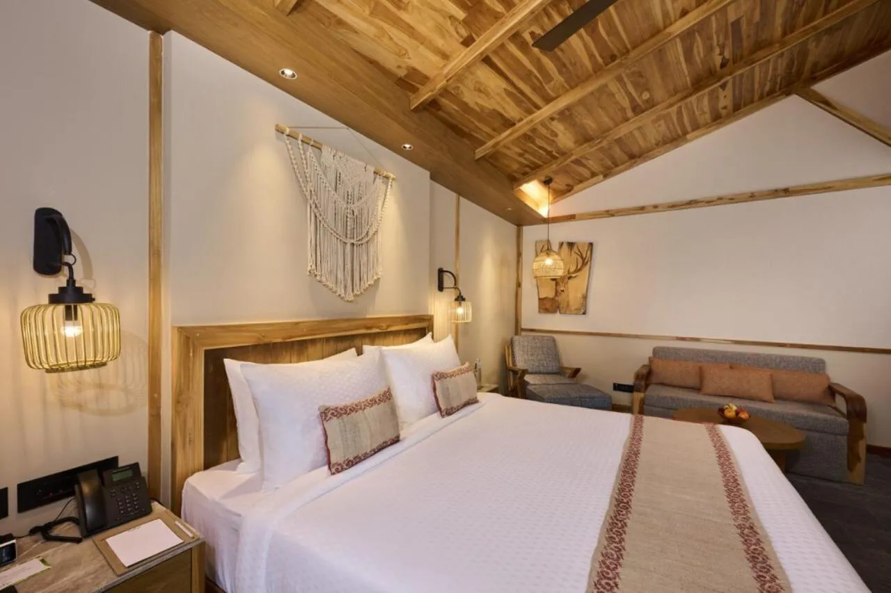 Bedroom, Bed in Royal Tulip Chitwan Nepal