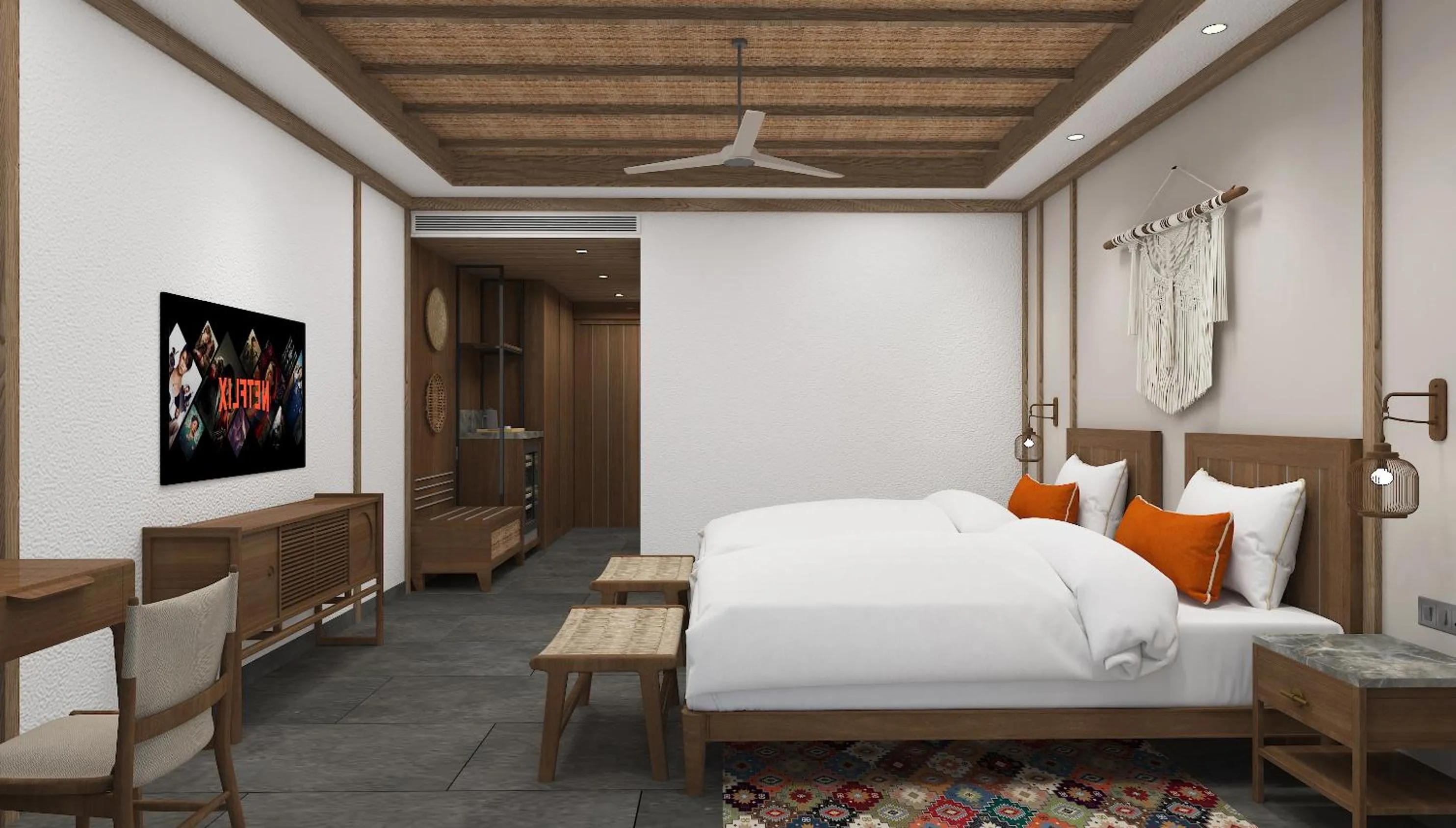 Bedroom, Bed in Royal Tulip Chitwan Nepal