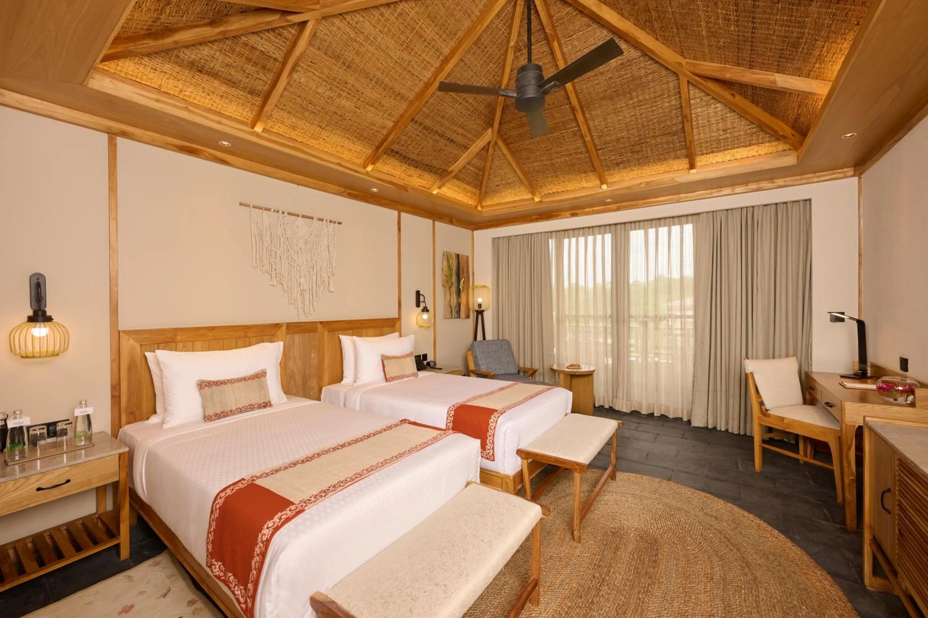 Bedroom, Bed in Royal Tulip Chitwan Nepal
