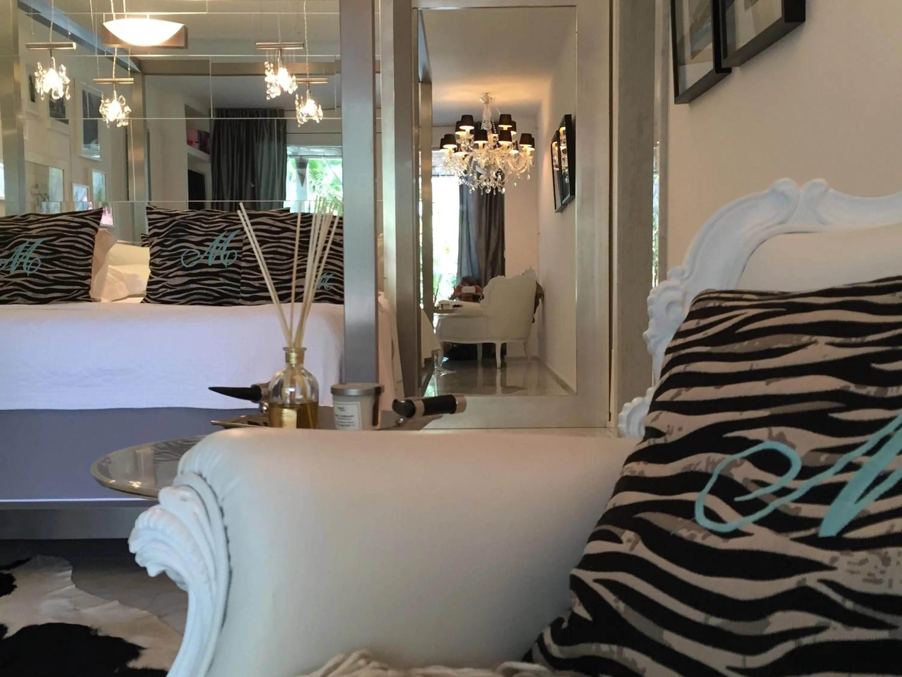 Decorative detail, Bed in Mediterranea Luxury House
