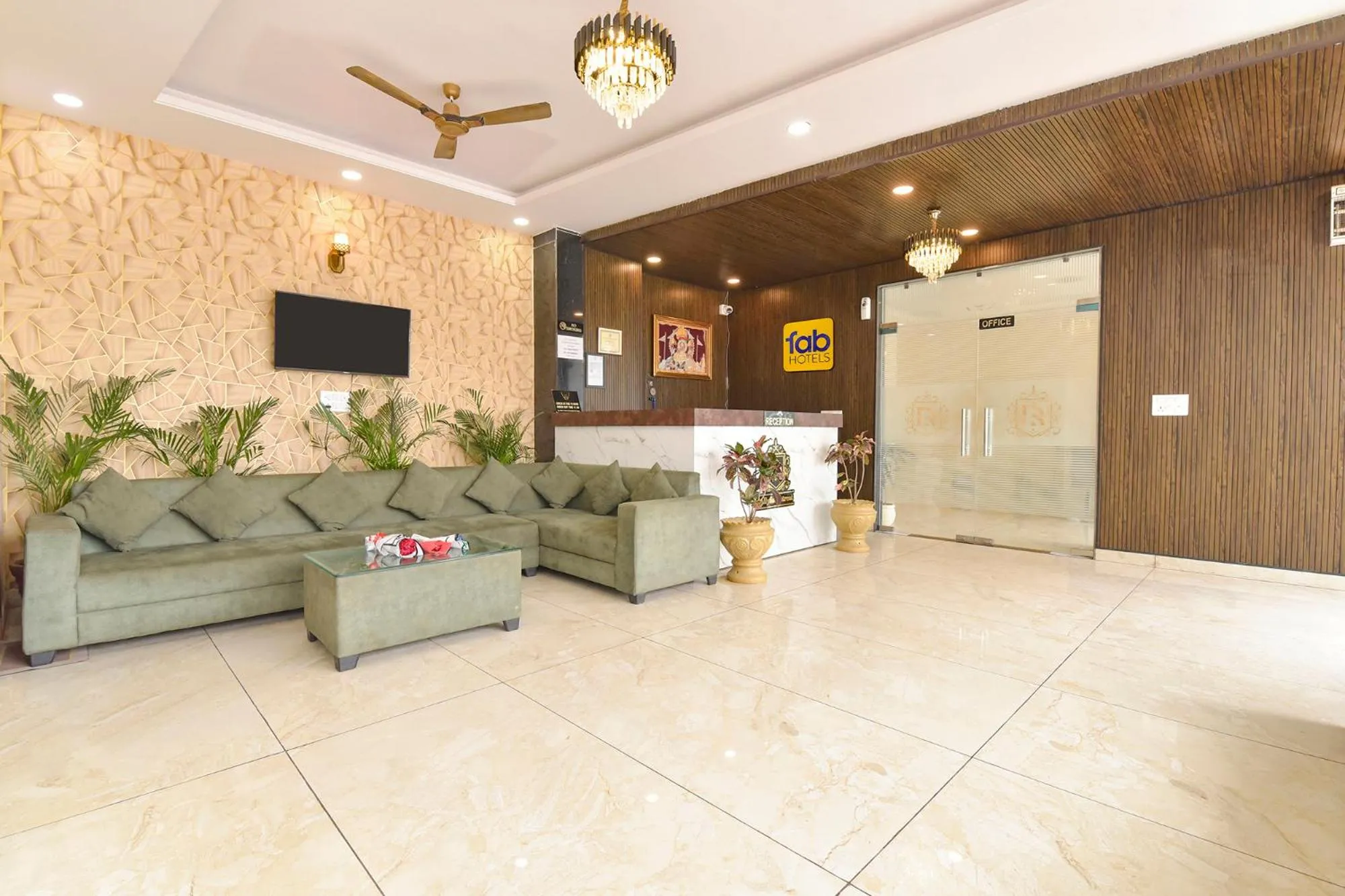 Lobby or reception in FabHotel Ballyfin Retreat