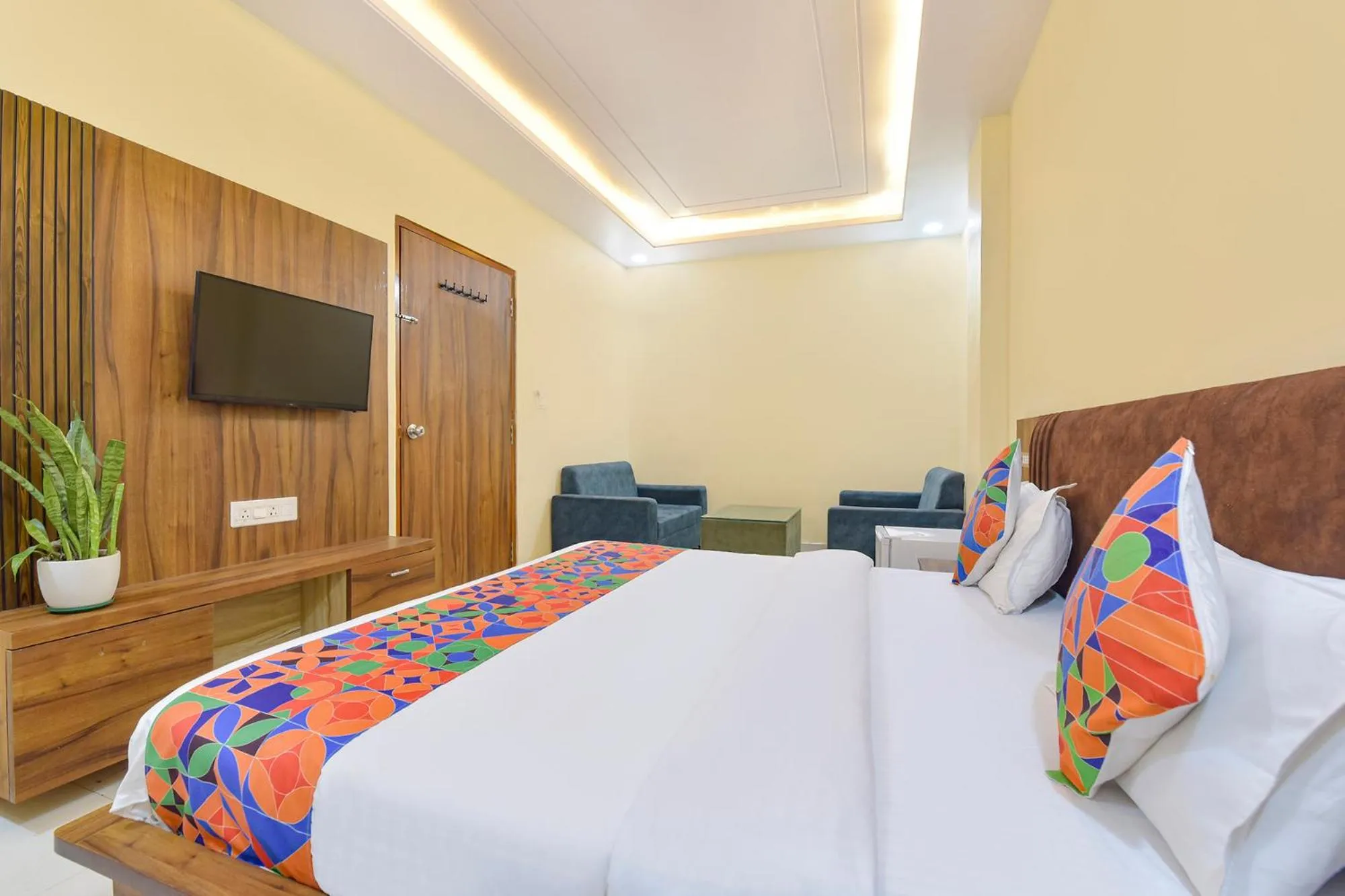 Bed in FabHotel Ballyfin Retreat