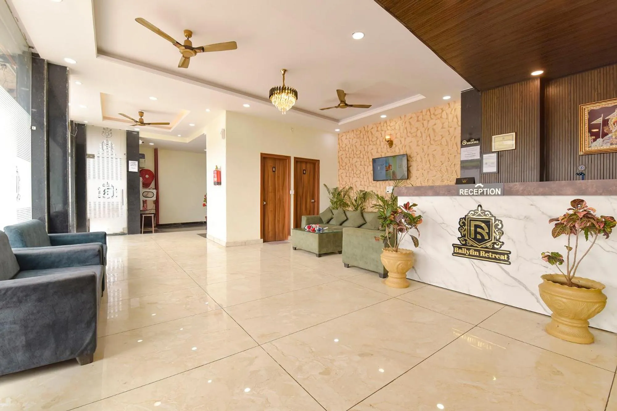 Seating area in FabHotel Ballyfin Retreat