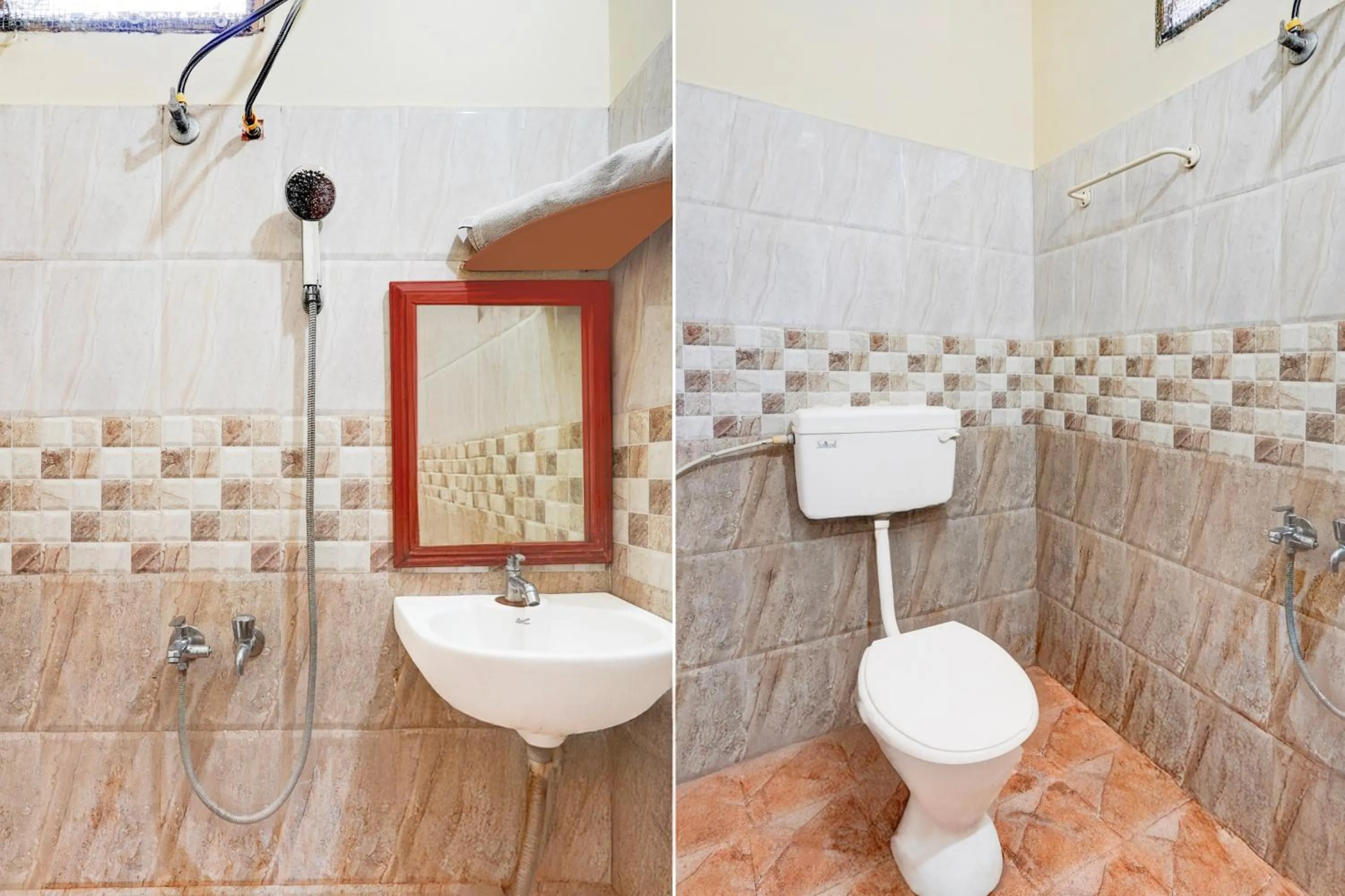 Bathroom in Super Hotel O Villivakkam Railway Station Formerly BV Stayz