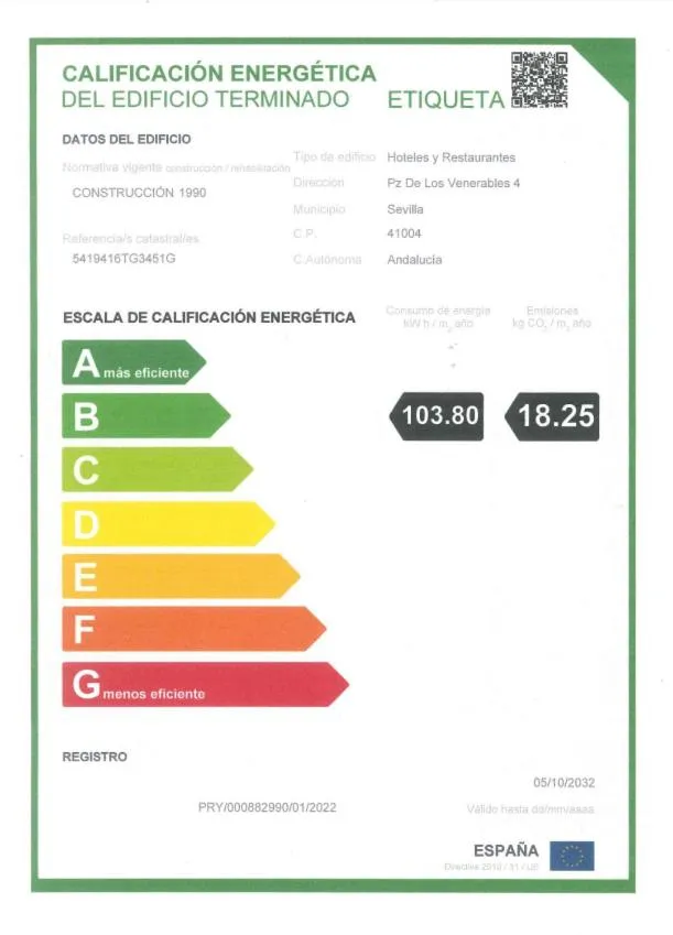 Property building, Floor Plan in Casual Don Juan Tenorio Sevilla