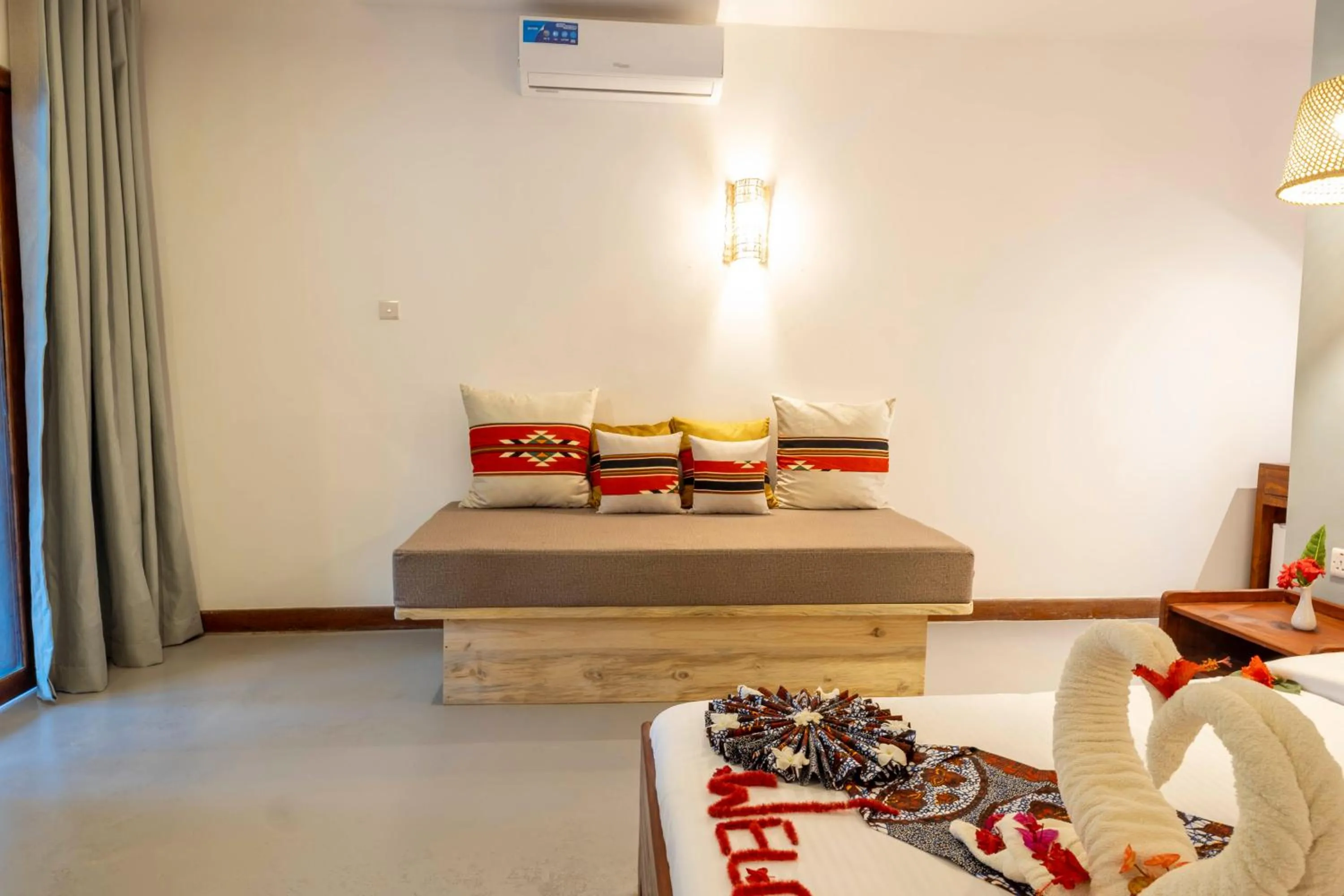 Bed in The Soul Zanzibar Beach Hotel & Spa