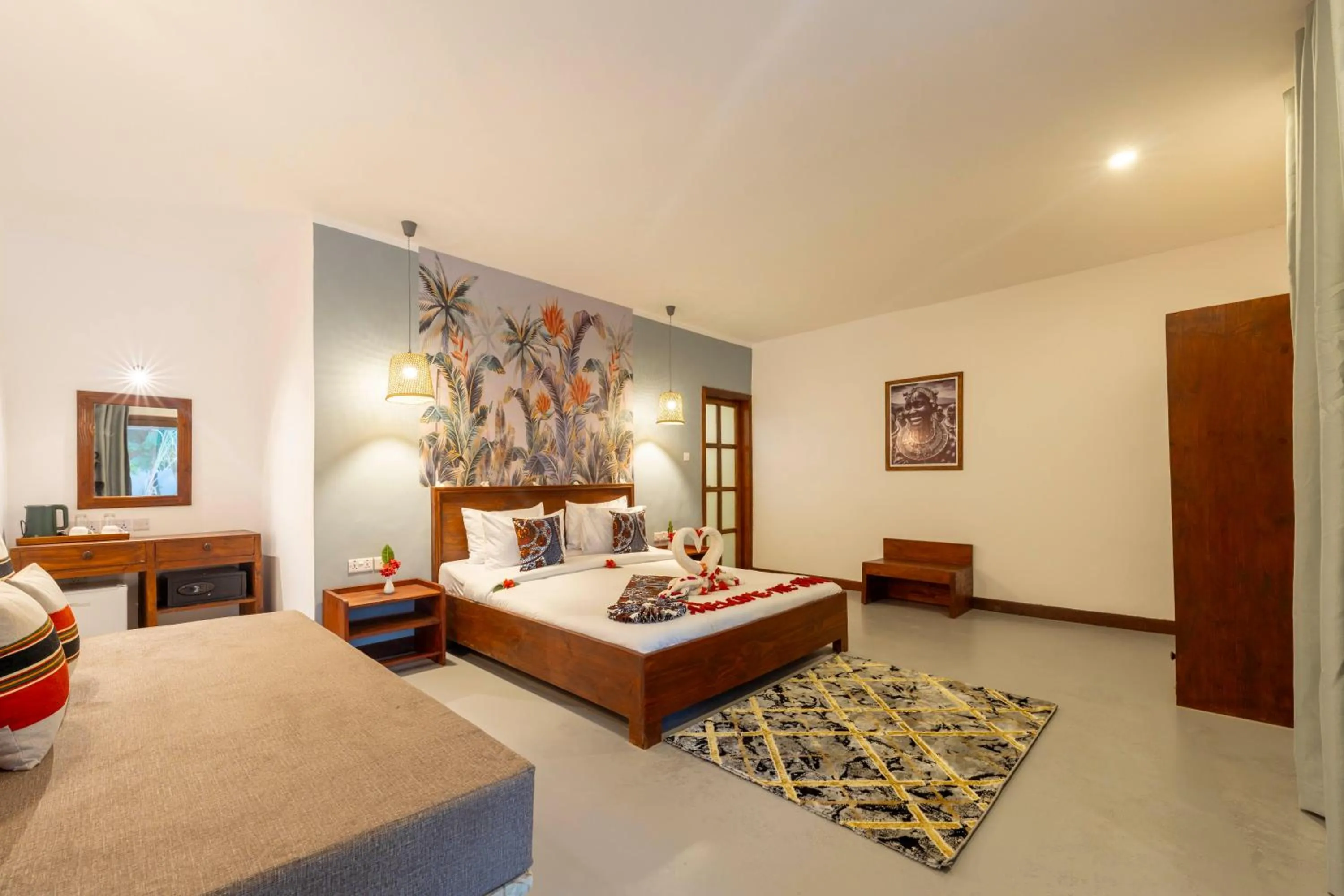 Bed in The Soul Zanzibar Beach Hotel & Spa