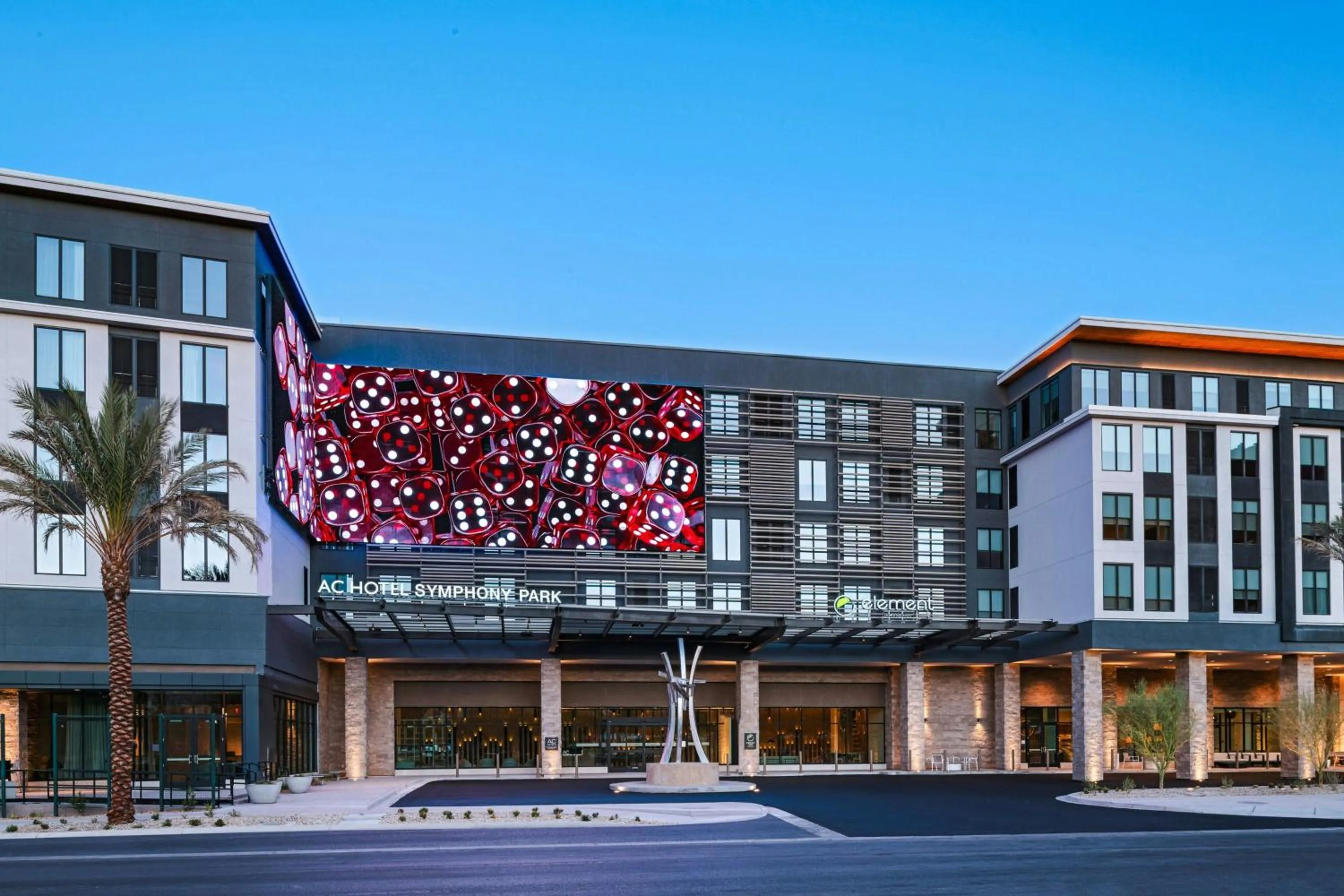 Property building in Element Las Vegas Symphony Park