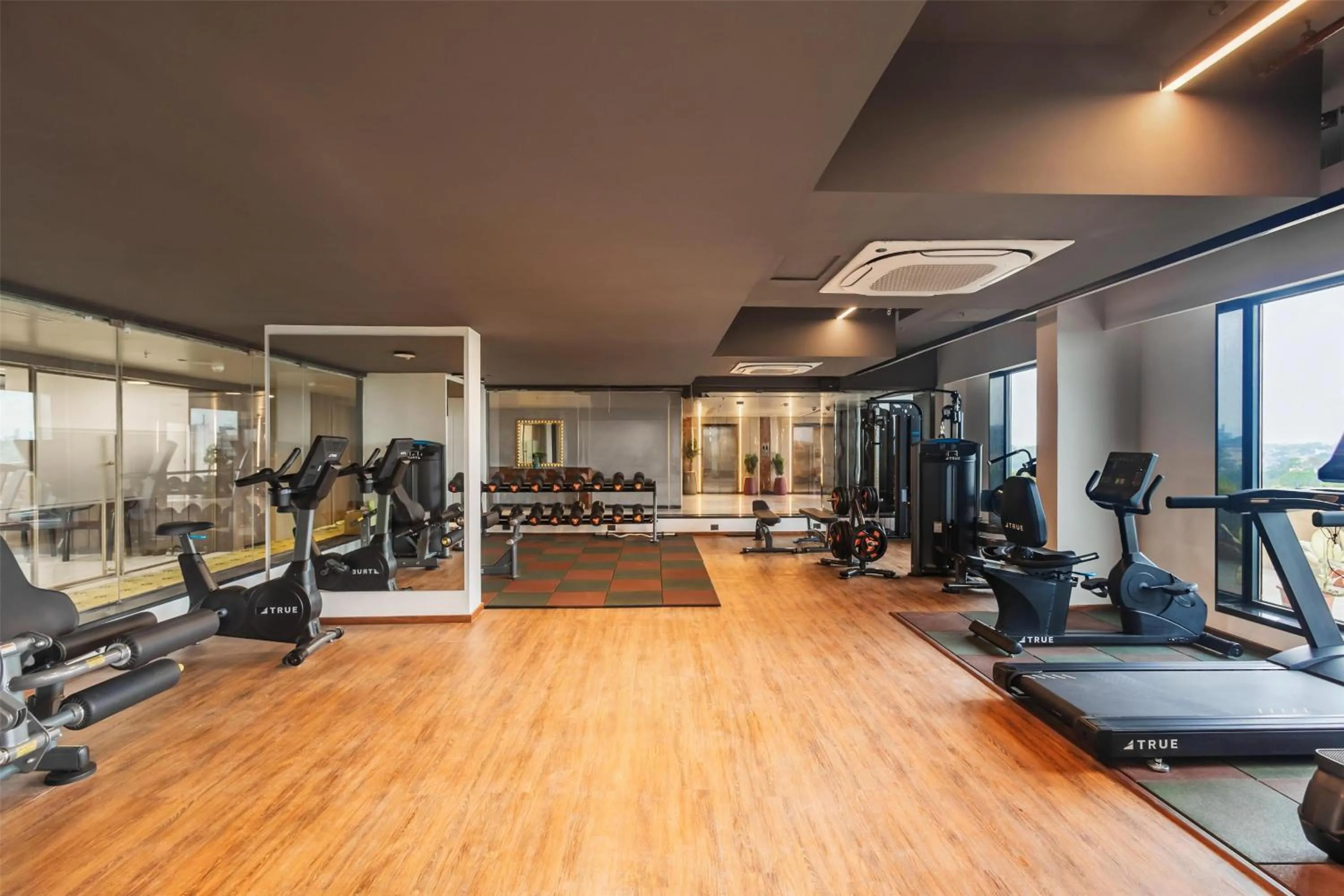 Fitness centre/facilities in Radisson Hotel Jamshedpur