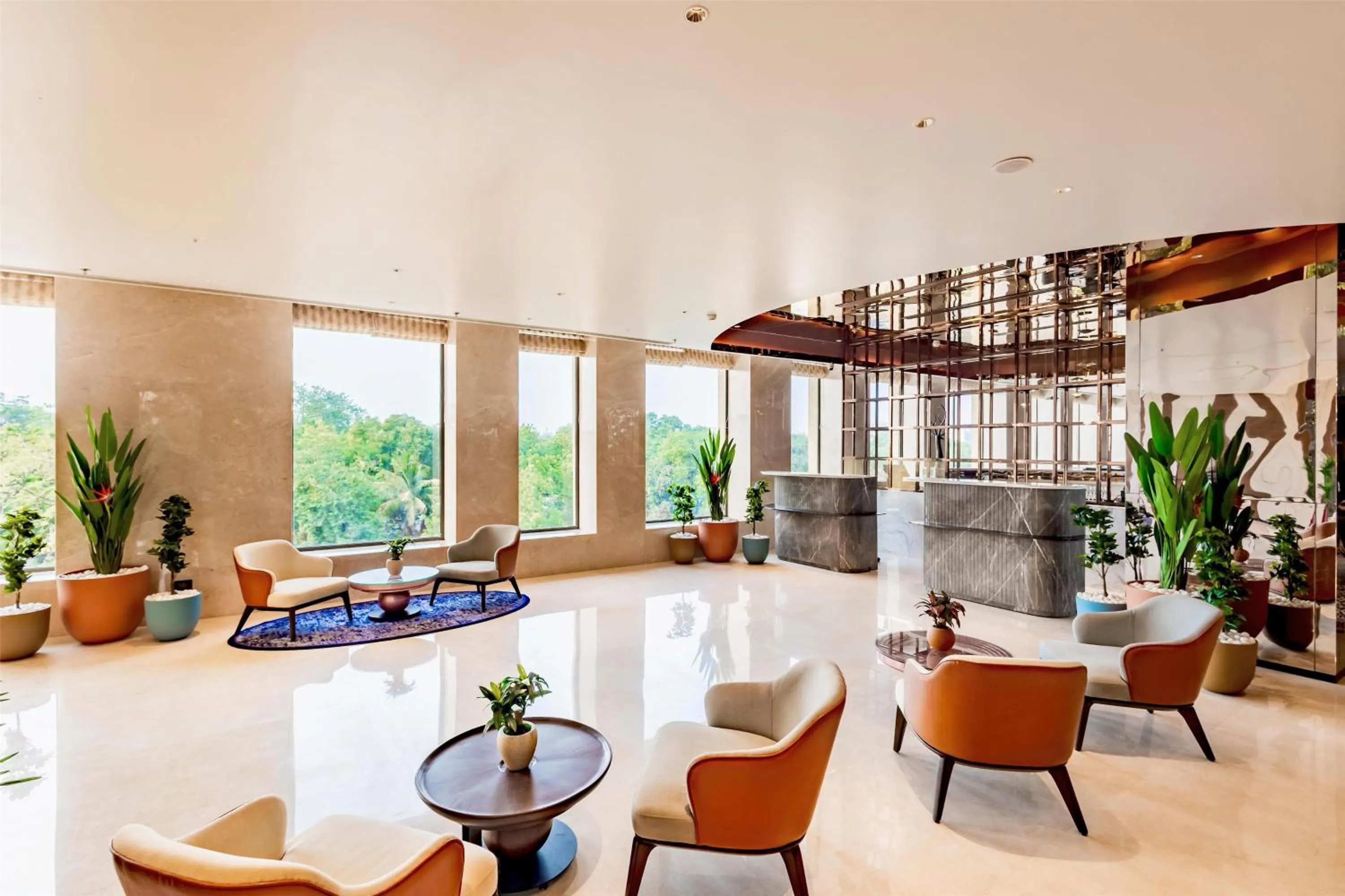 Lobby or reception in Radisson Hotel Jamshedpur