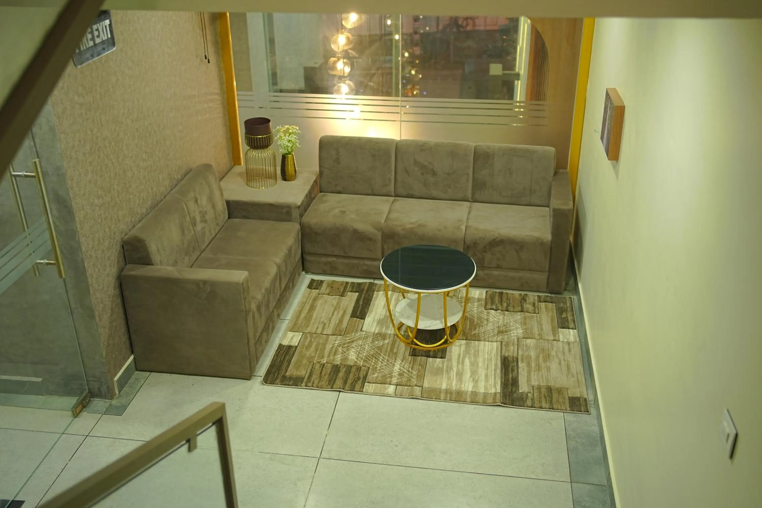 Seating area in Royal Casa Cochin