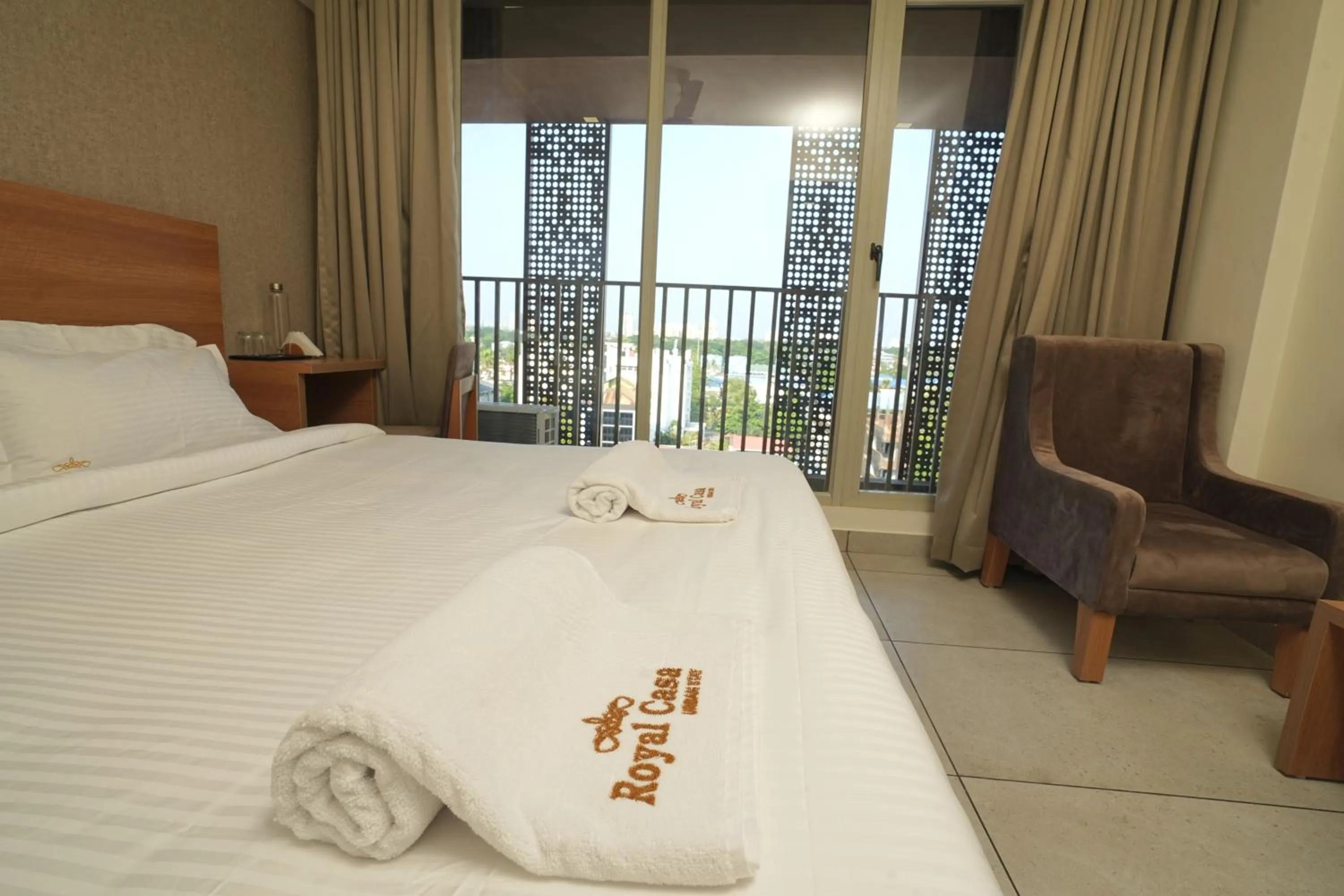 View (from property/room), Bed in Royal Casa Cochin