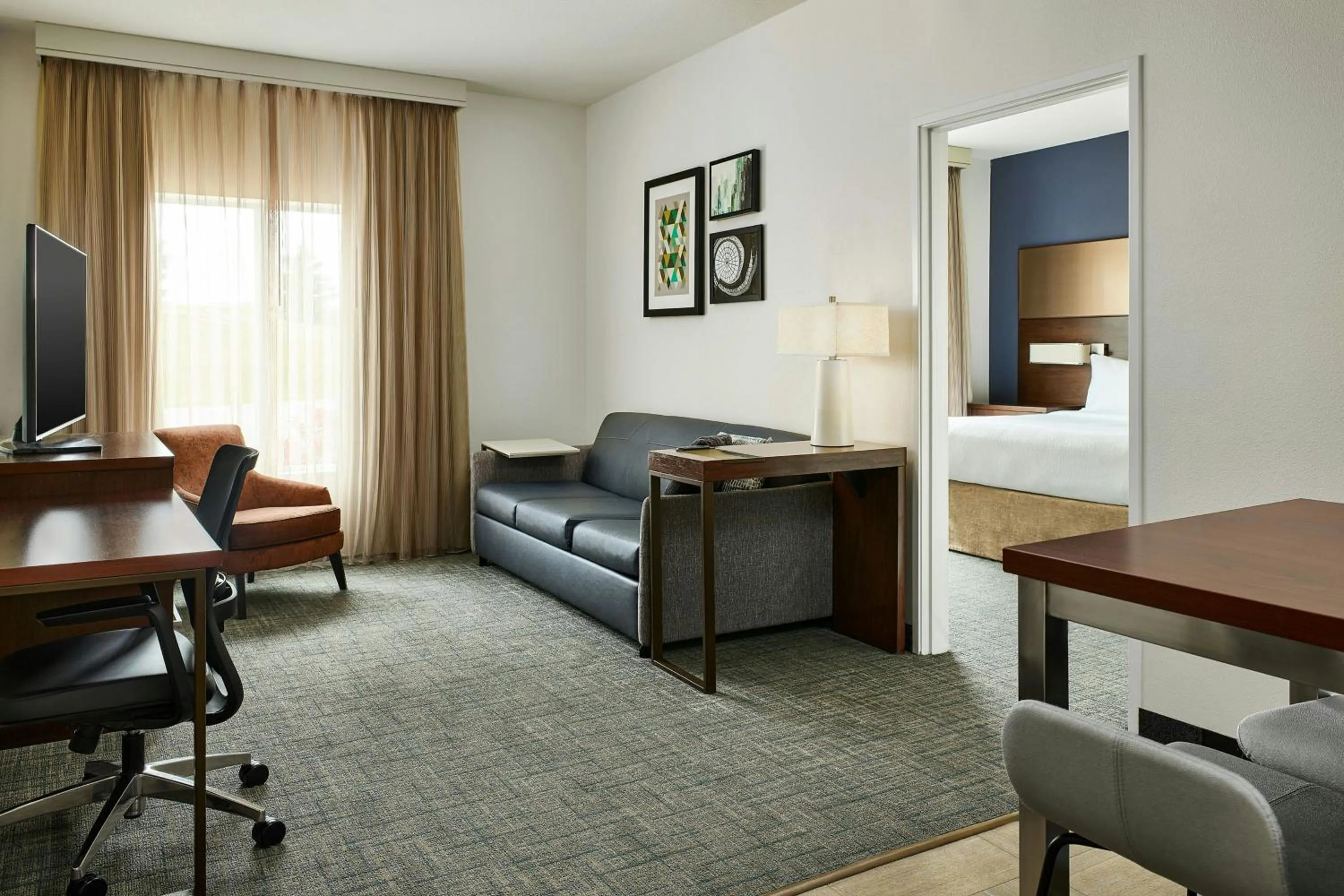 Living room, Bed in Residence Inn by Marriott Rapid City