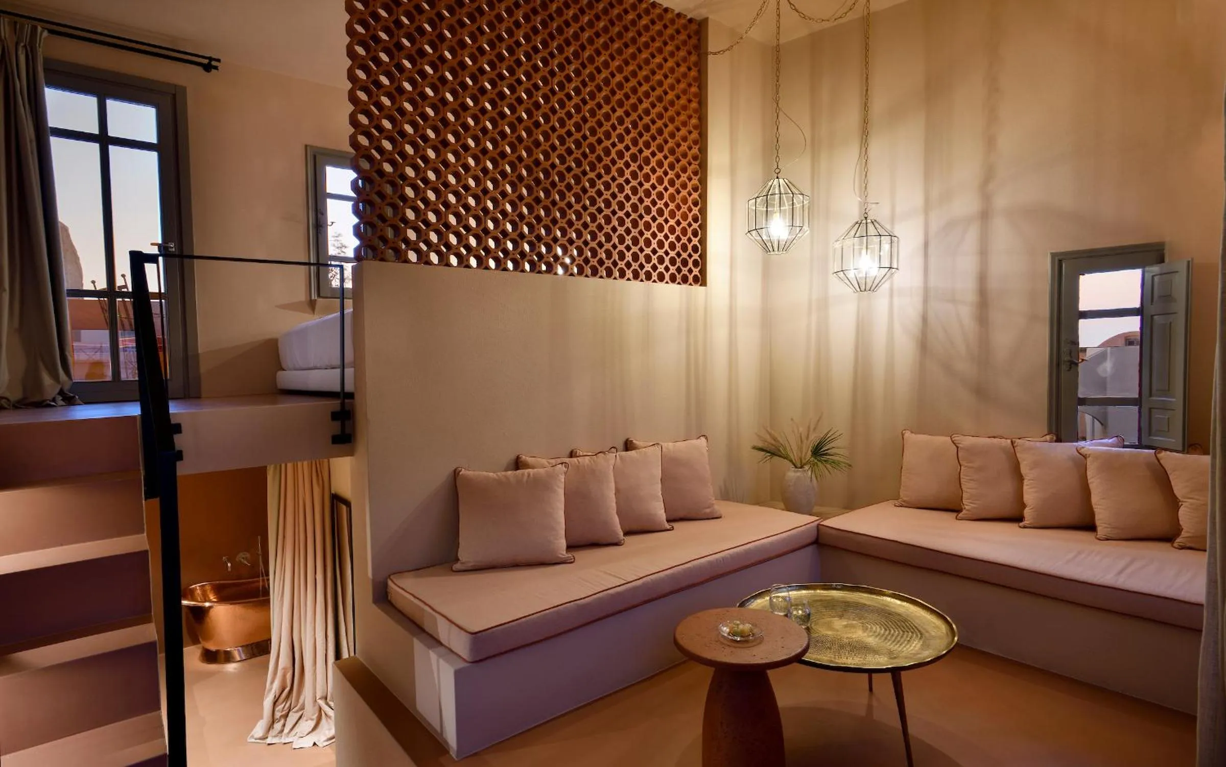 Living room in Terra Verde Oia by K&K