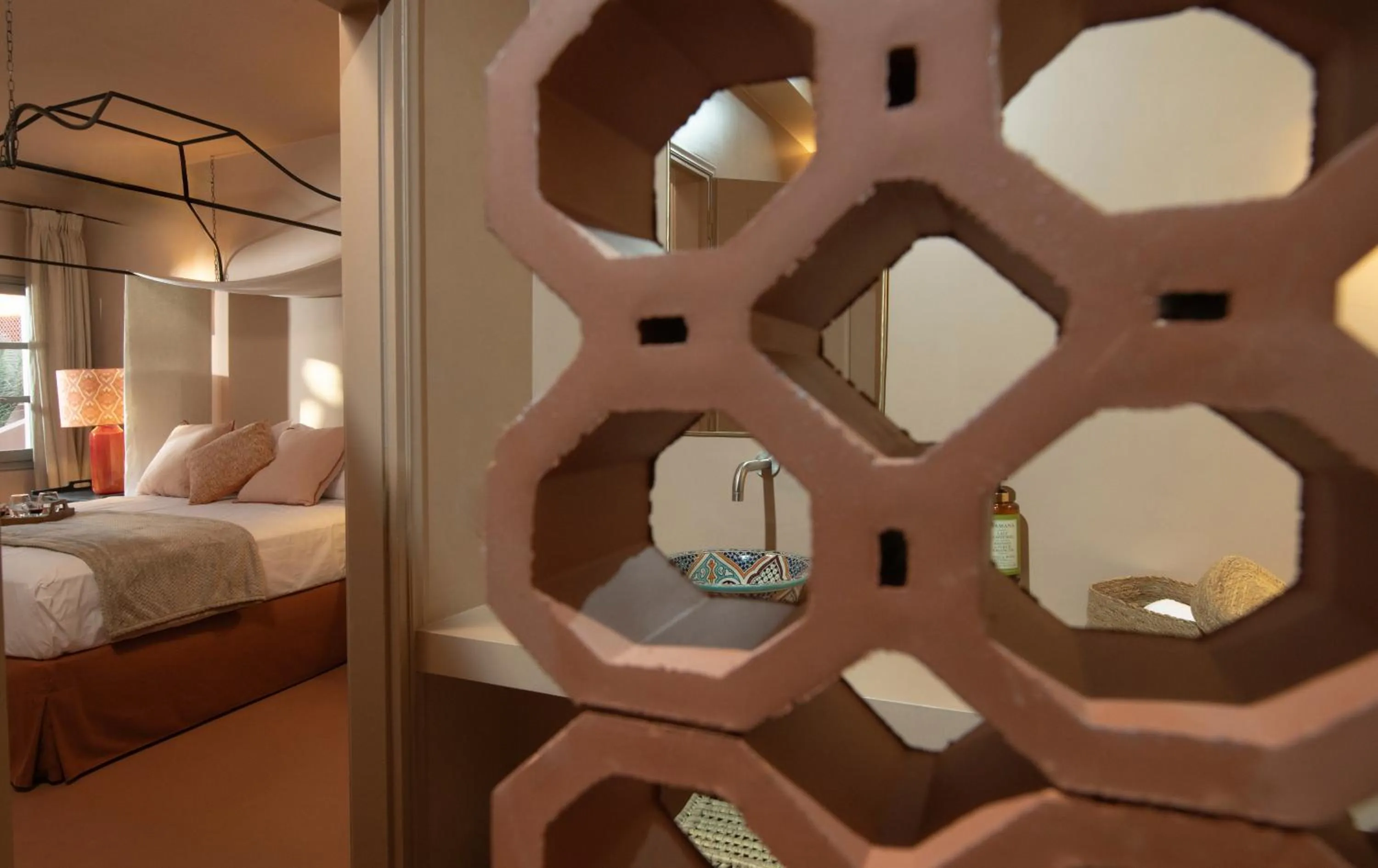 Bathroom, Bed in Terra Verde Oia by K&K