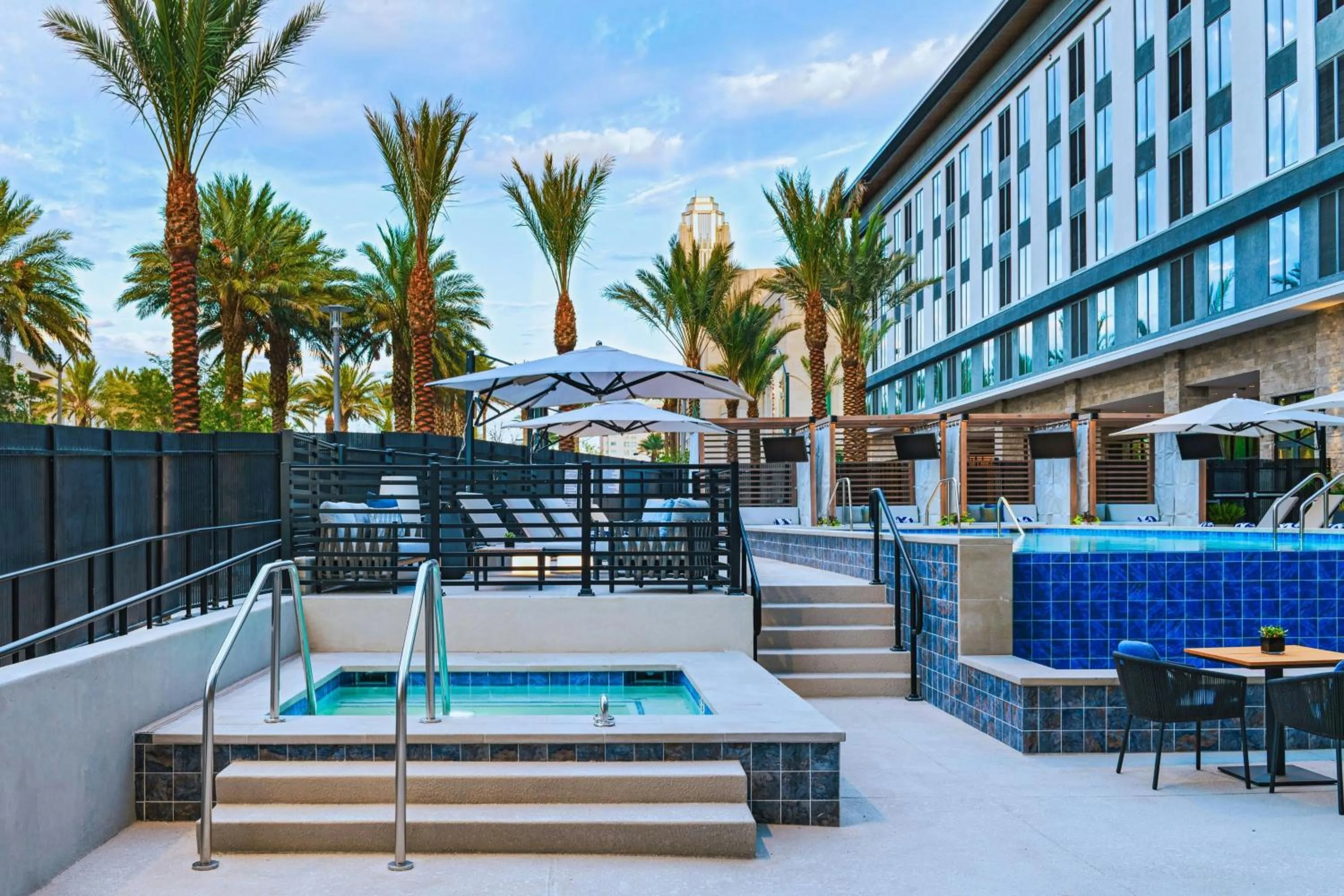 Swimming pool in AC Hotel by Marriott Las Vegas Symphony Park