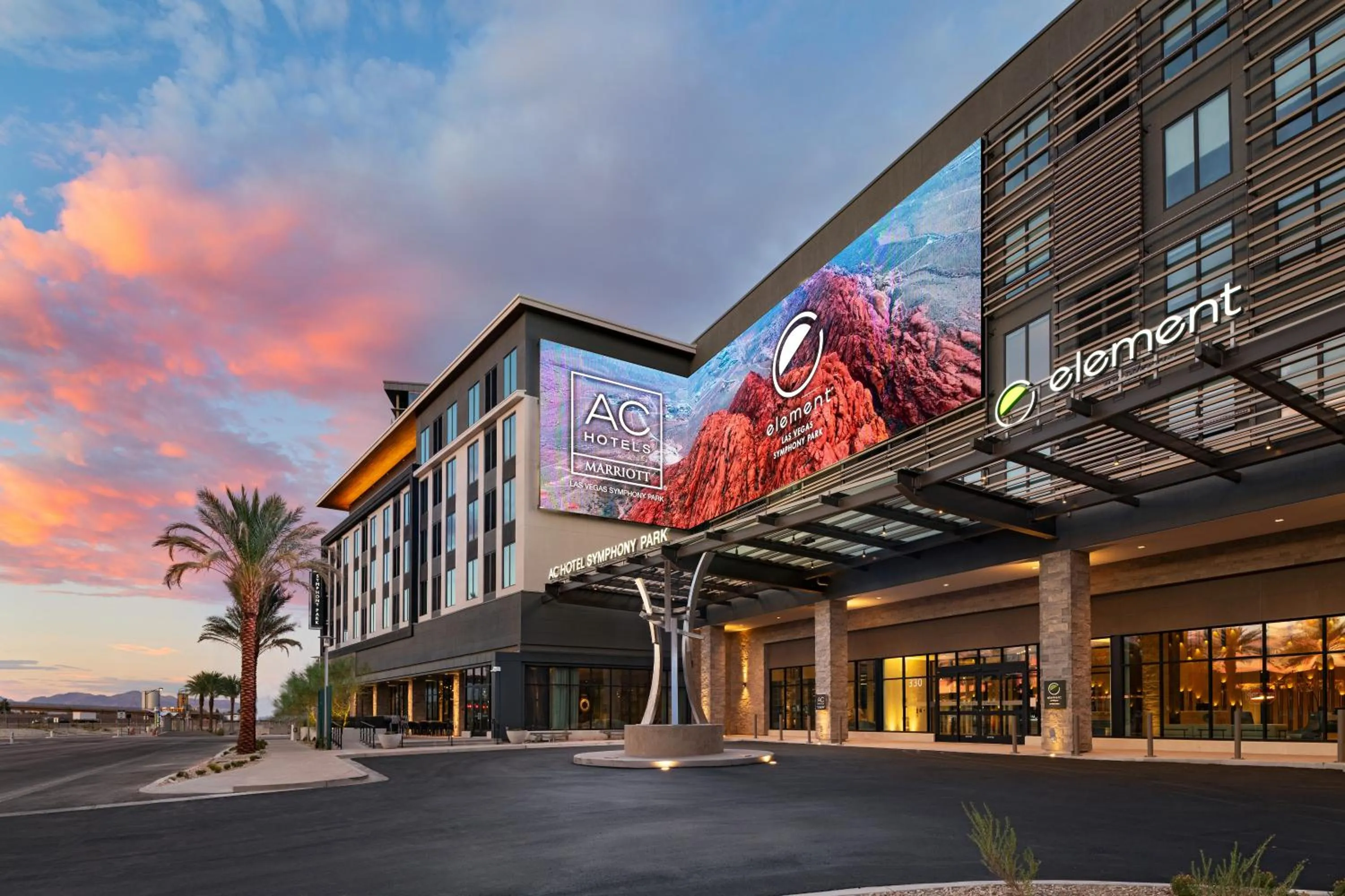 Property building in AC Hotel by Marriott Las Vegas Symphony Park