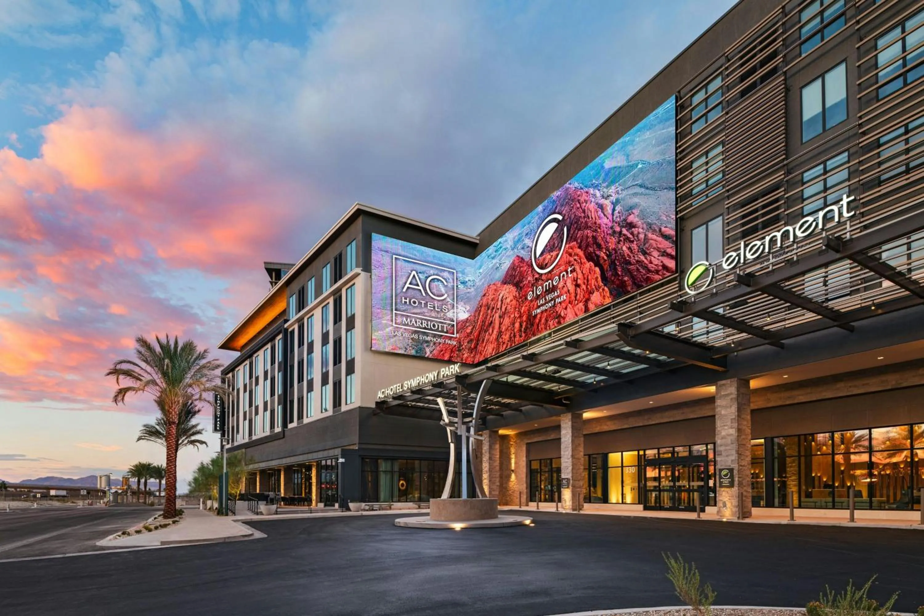 Property building in AC Hotel by Marriott Las Vegas Symphony Park