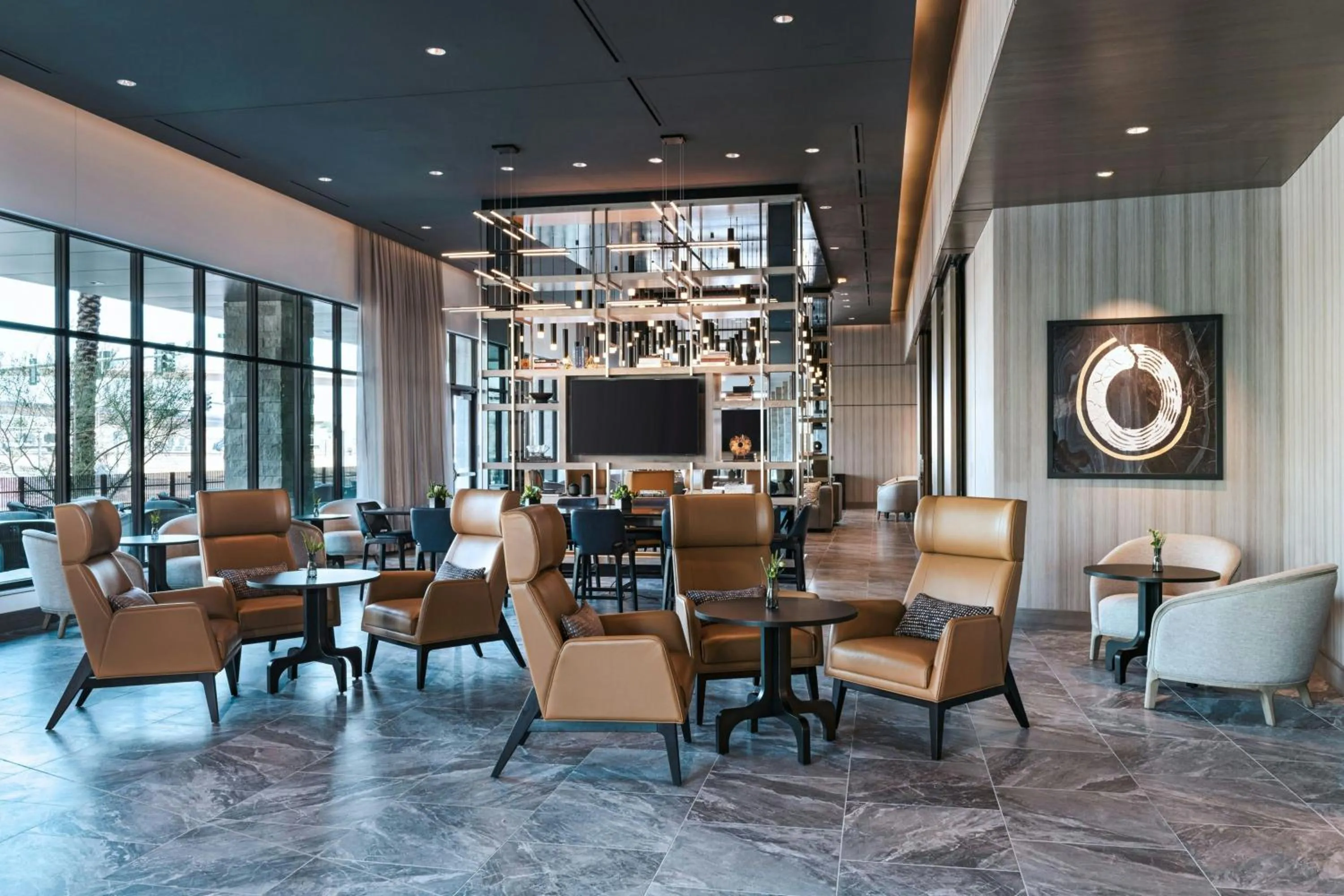Lobby or reception in AC Hotel by Marriott Las Vegas Symphony Park