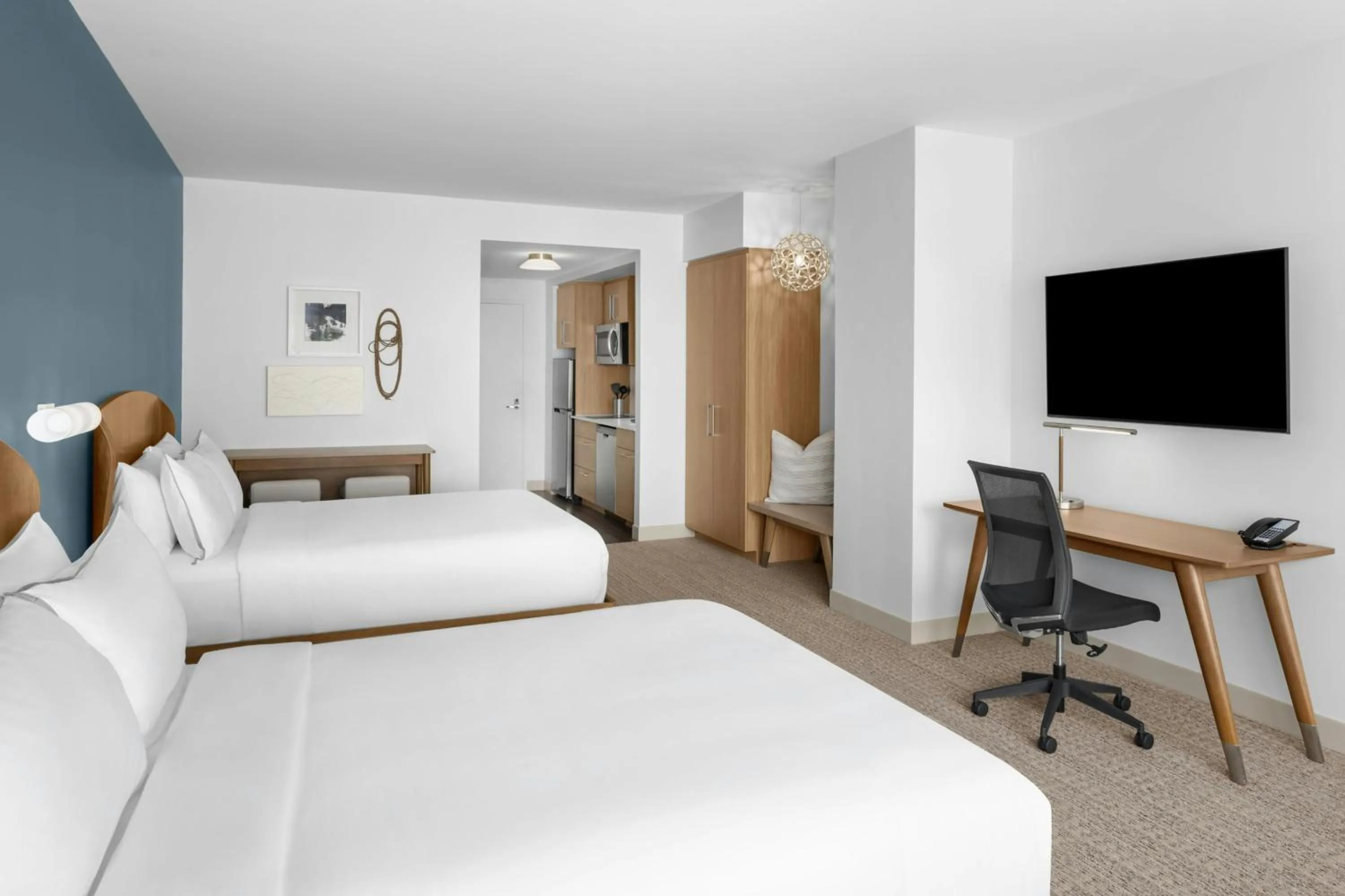 Photo of the whole room, Bed in Element Calgary Downtown