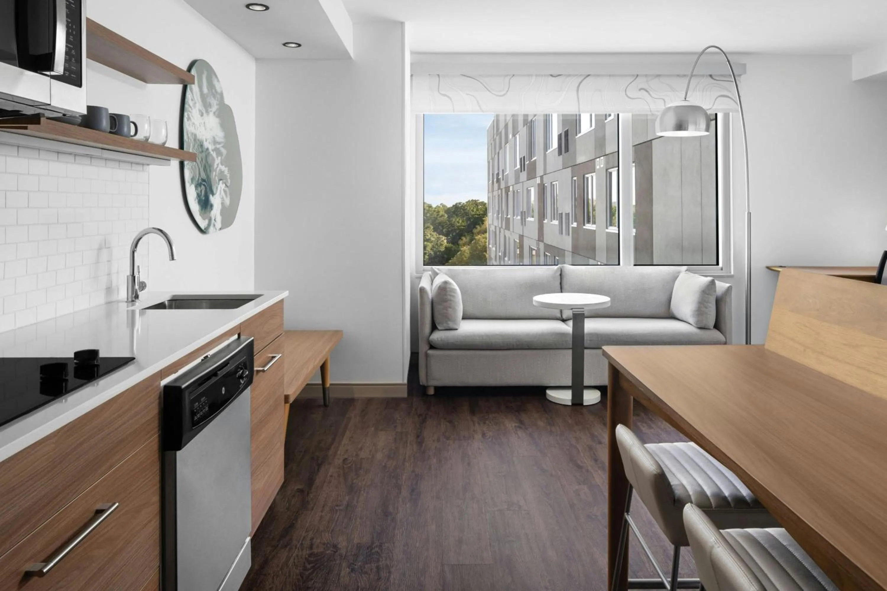 Living room in Element Calgary Downtown