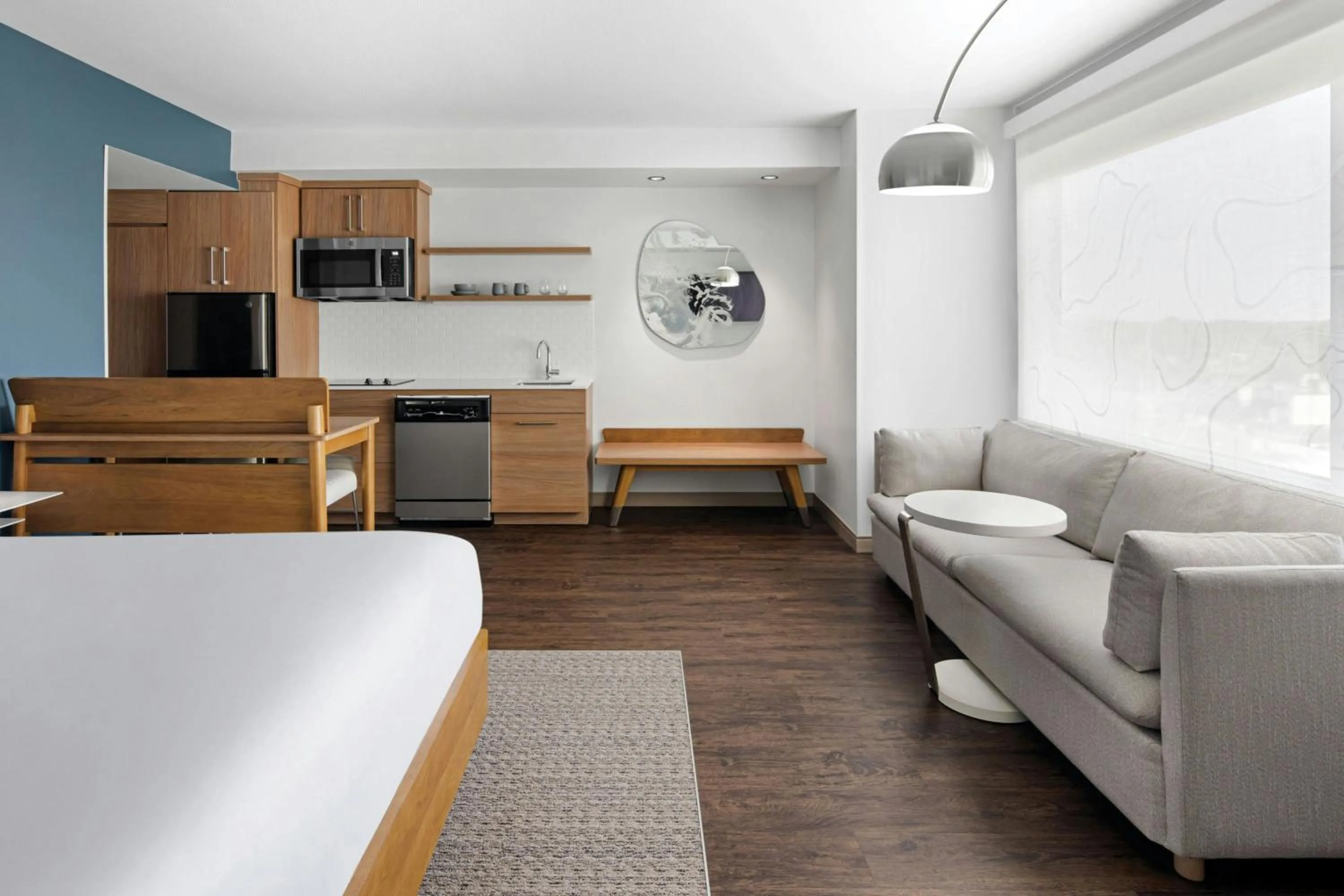 Bedroom in Element Calgary Downtown