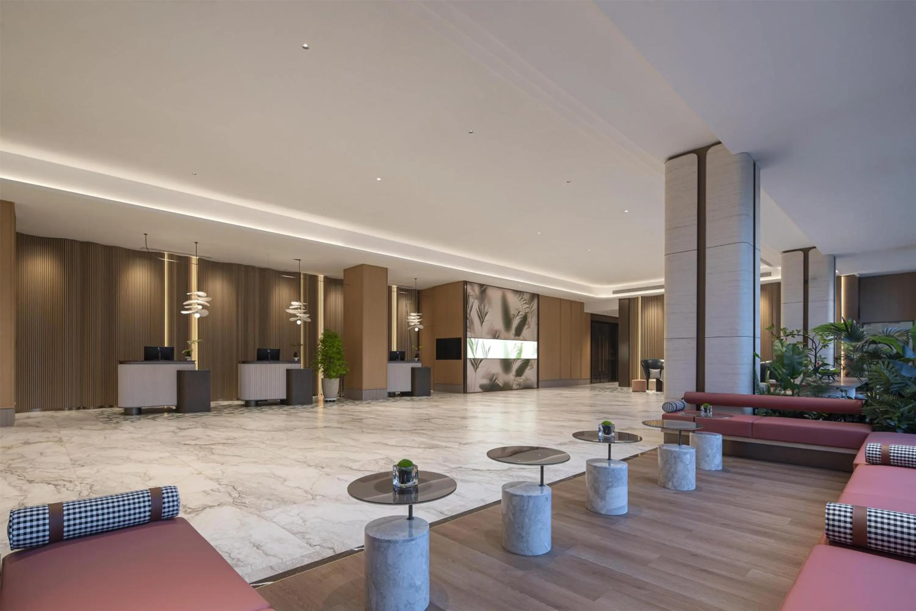 Lobby or reception in Hilton Garden Inn Zhangjiajie Tianmen Mountain
