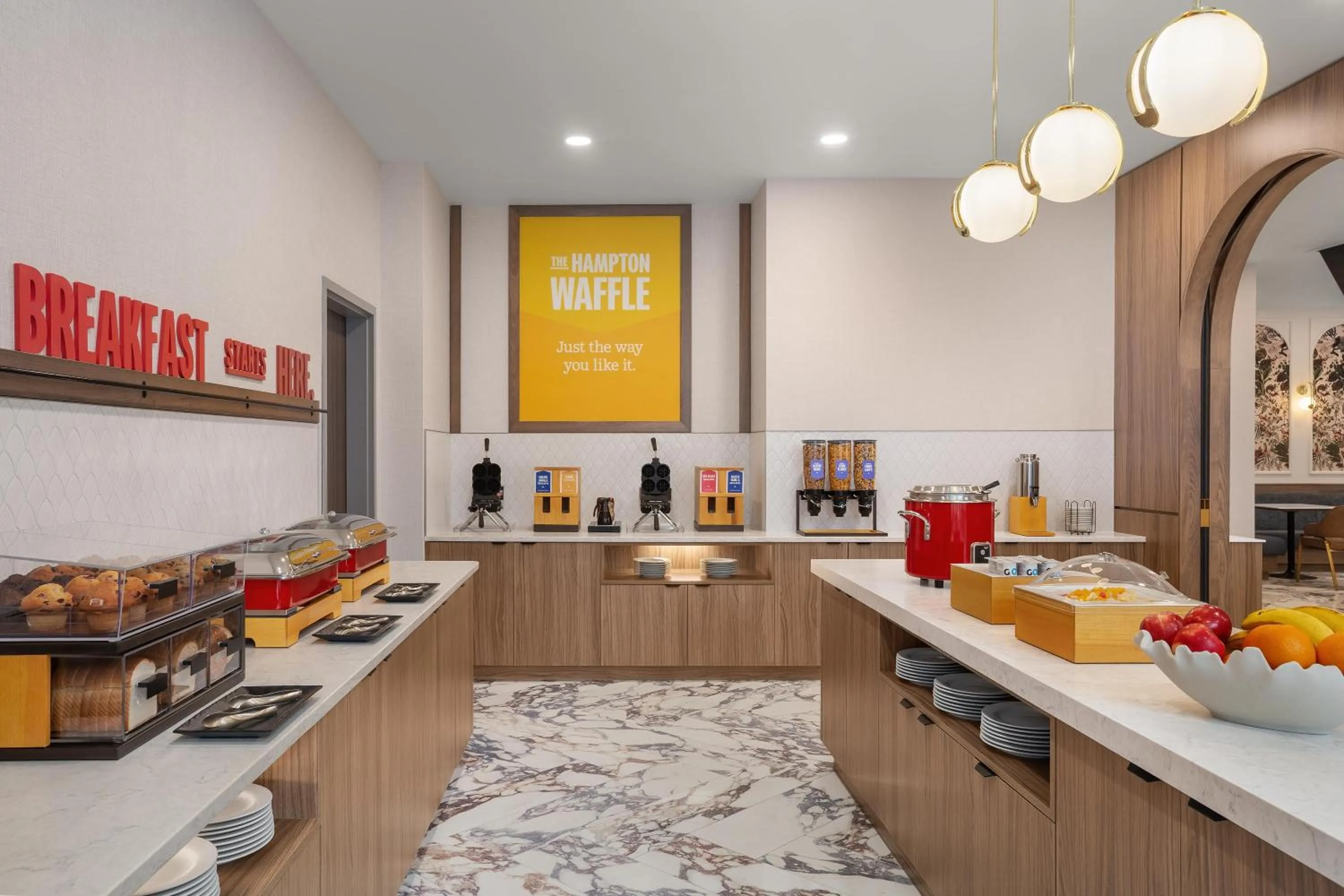 Breakfast in Hampton Inn By Hilton Calgary Downtown