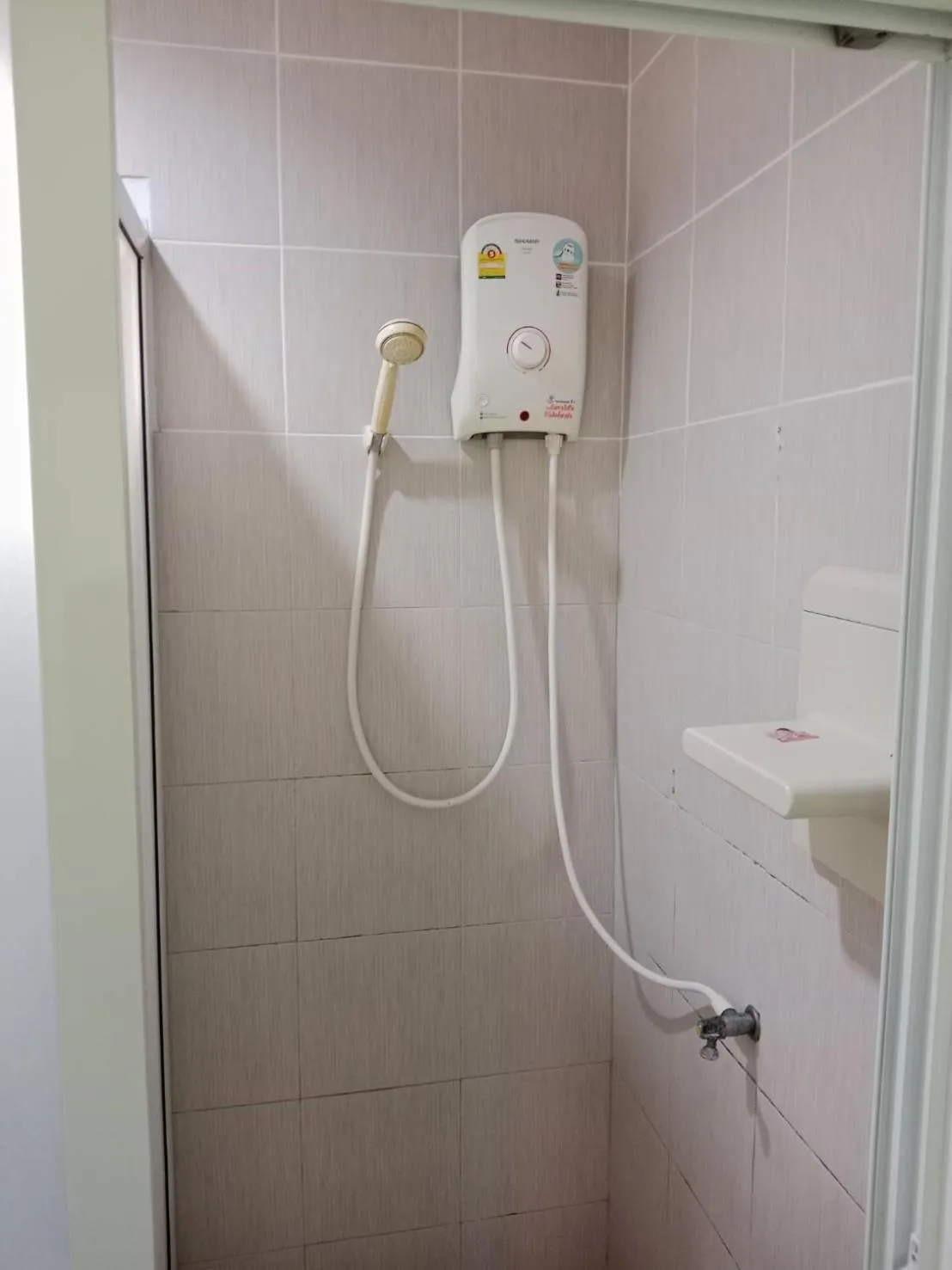 Shower in Rimpuhill resort