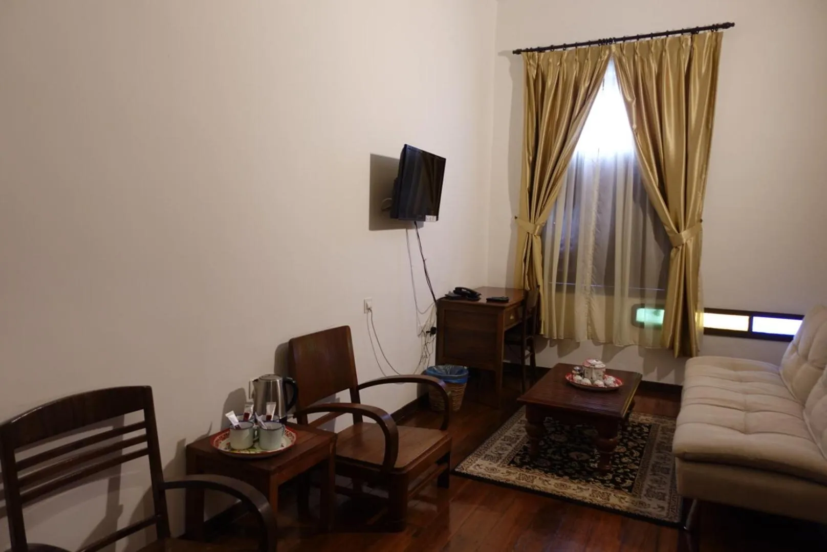 Living room in Sarang Paloh Heritage Stay