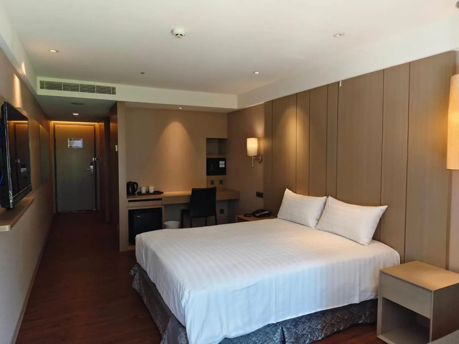 Bed in CHECK inn SELECT Taipei NeiHu