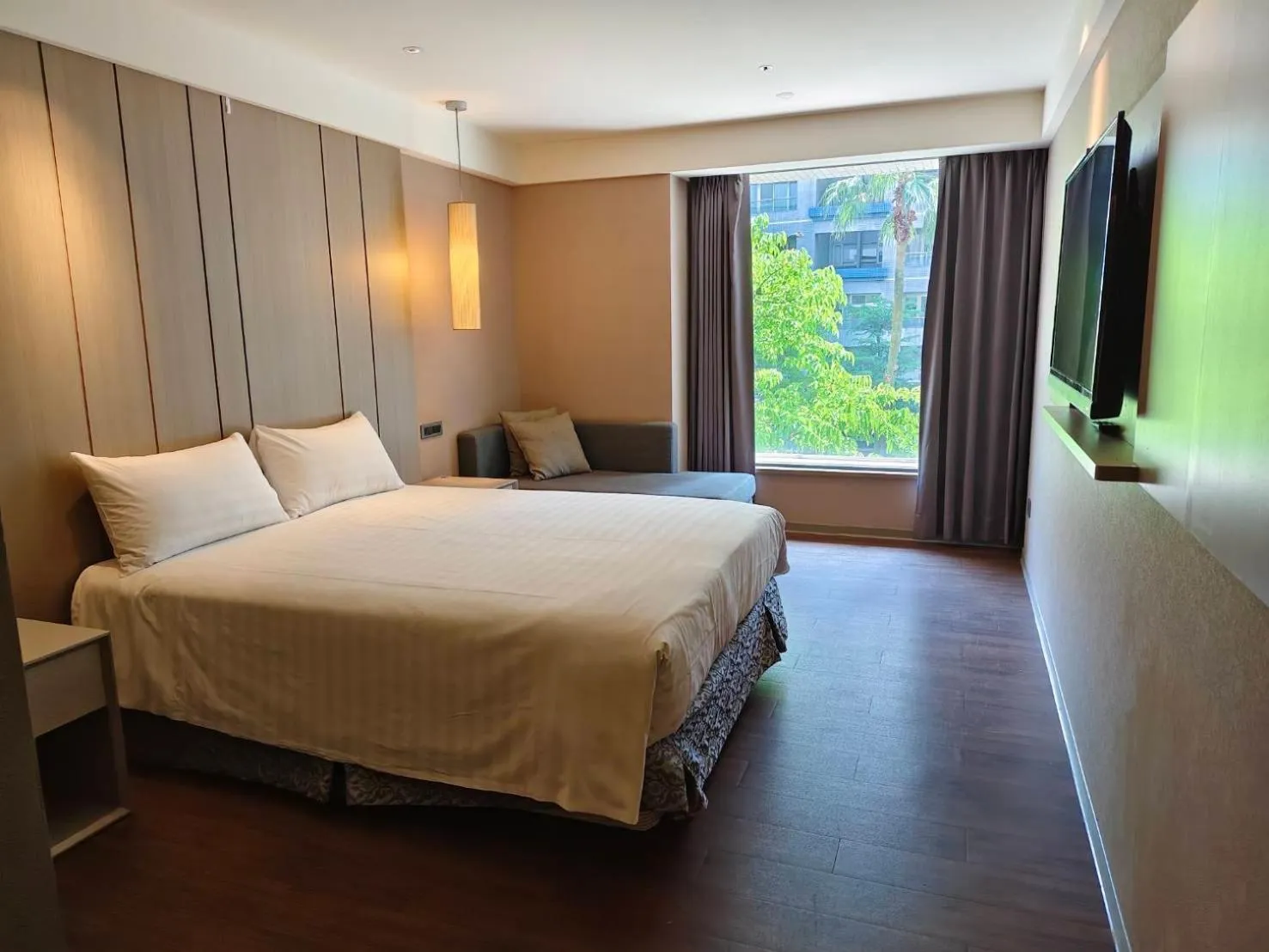 Bed in CHECK inn SELECT Taipei NeiHu