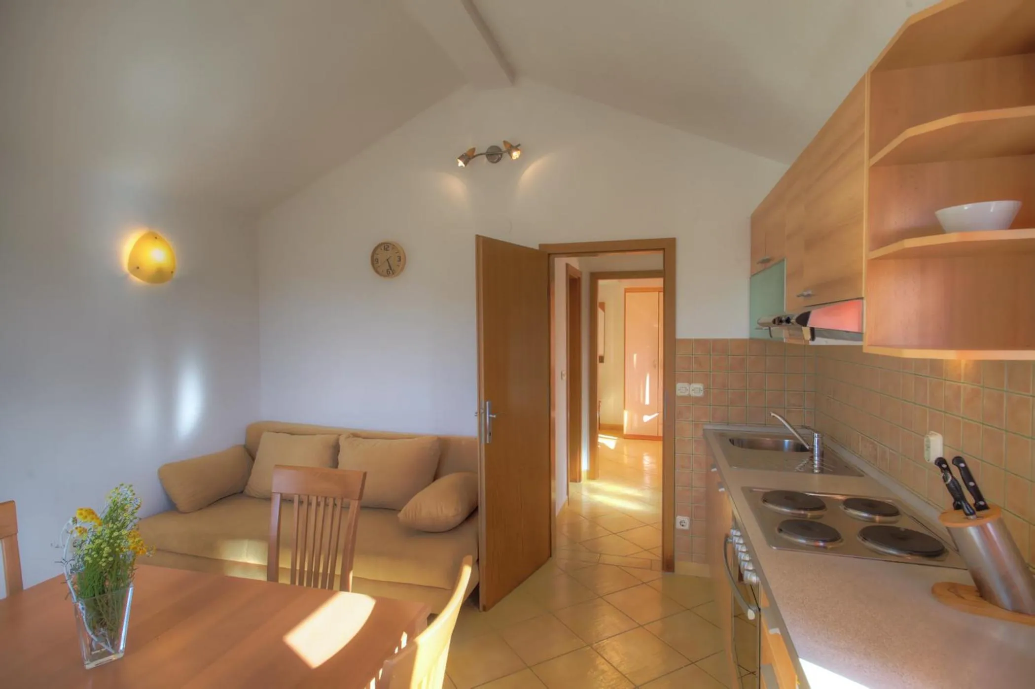 Kitchen or kitchenette in Apartments Irena