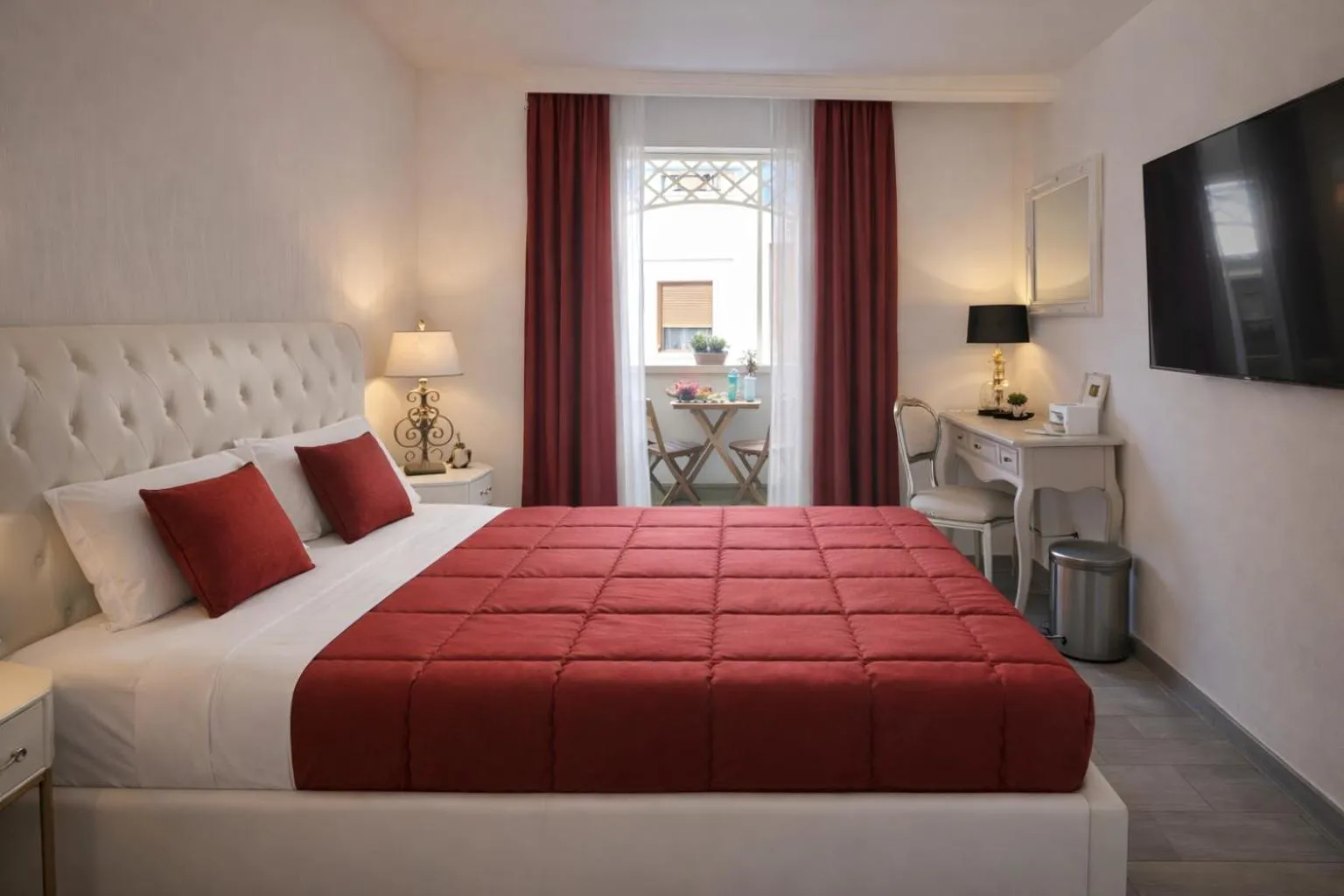 Bed in RomAntic Dreams Guest House