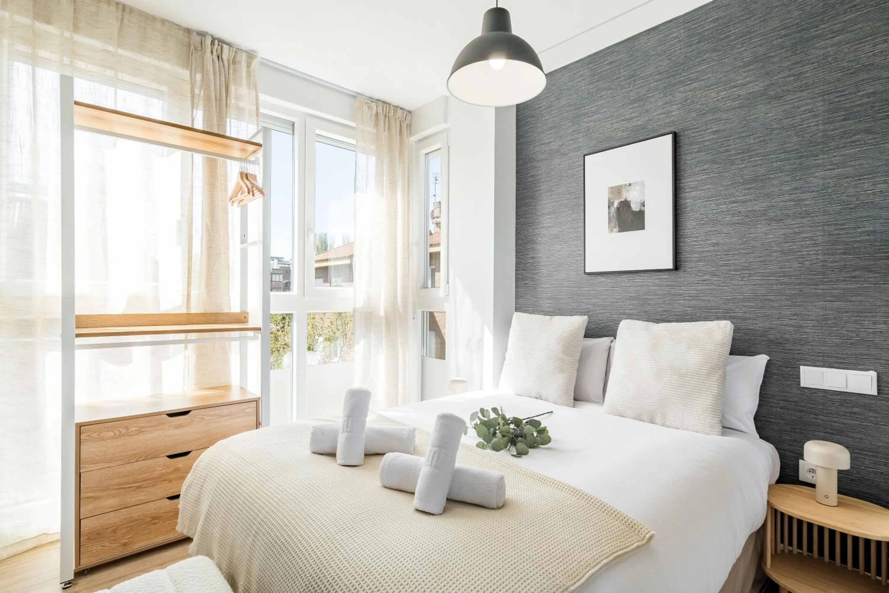 Studio with Sofa Bed in Arturo Soria Stays by Charming