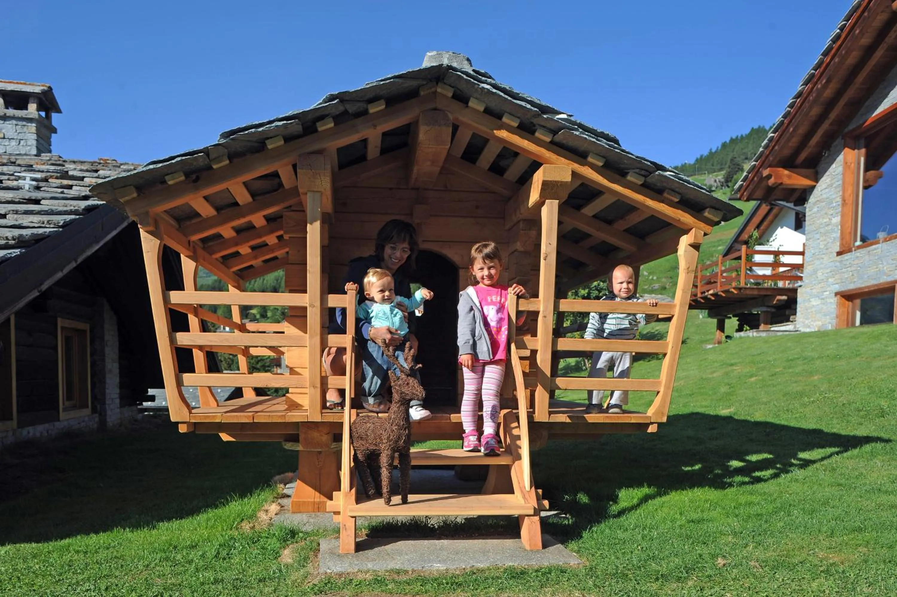 Children play ground in Residence Lo Peyo