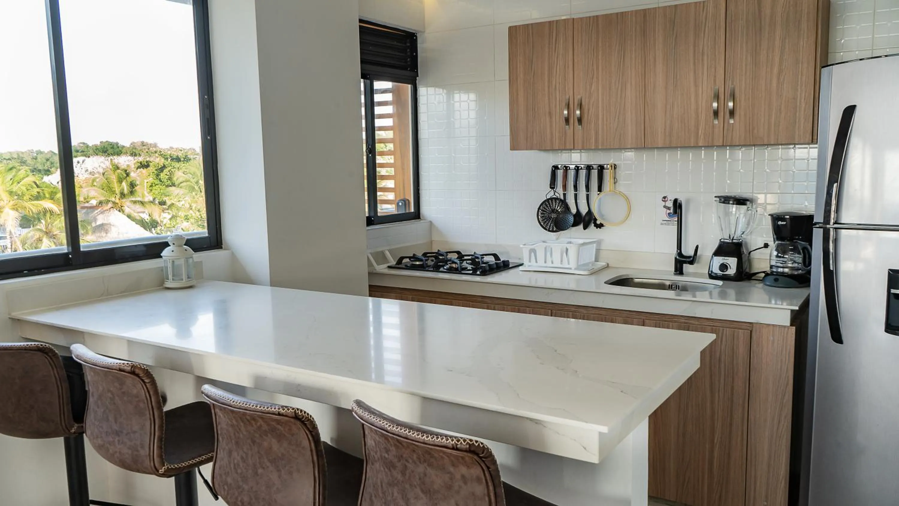 Kitchen or kitchenette in Camino Palmero Coveñas